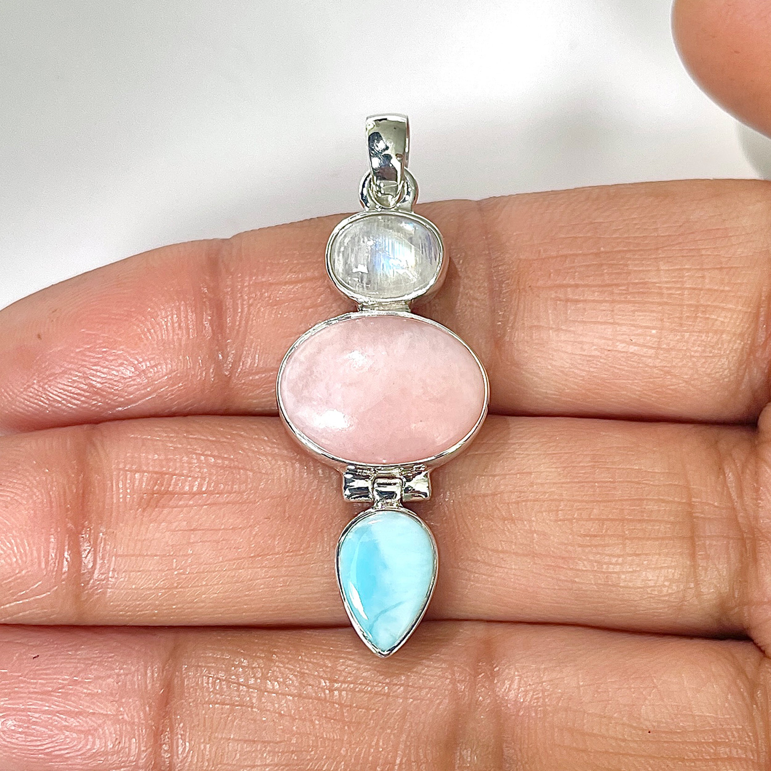 Pink Opal Pendant-(PKO-1-10)