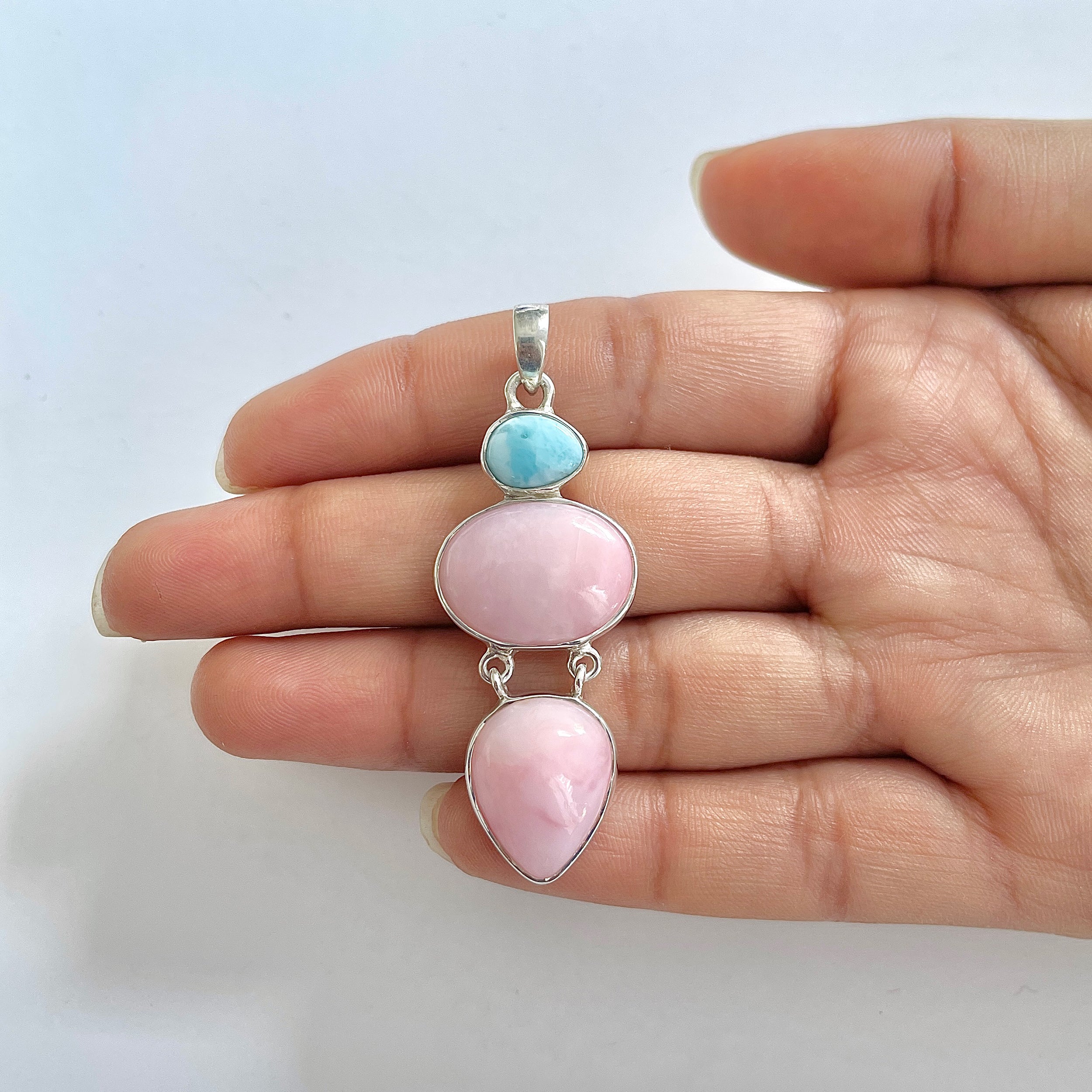 Pink Opal Pendant-(PKO-1-11)