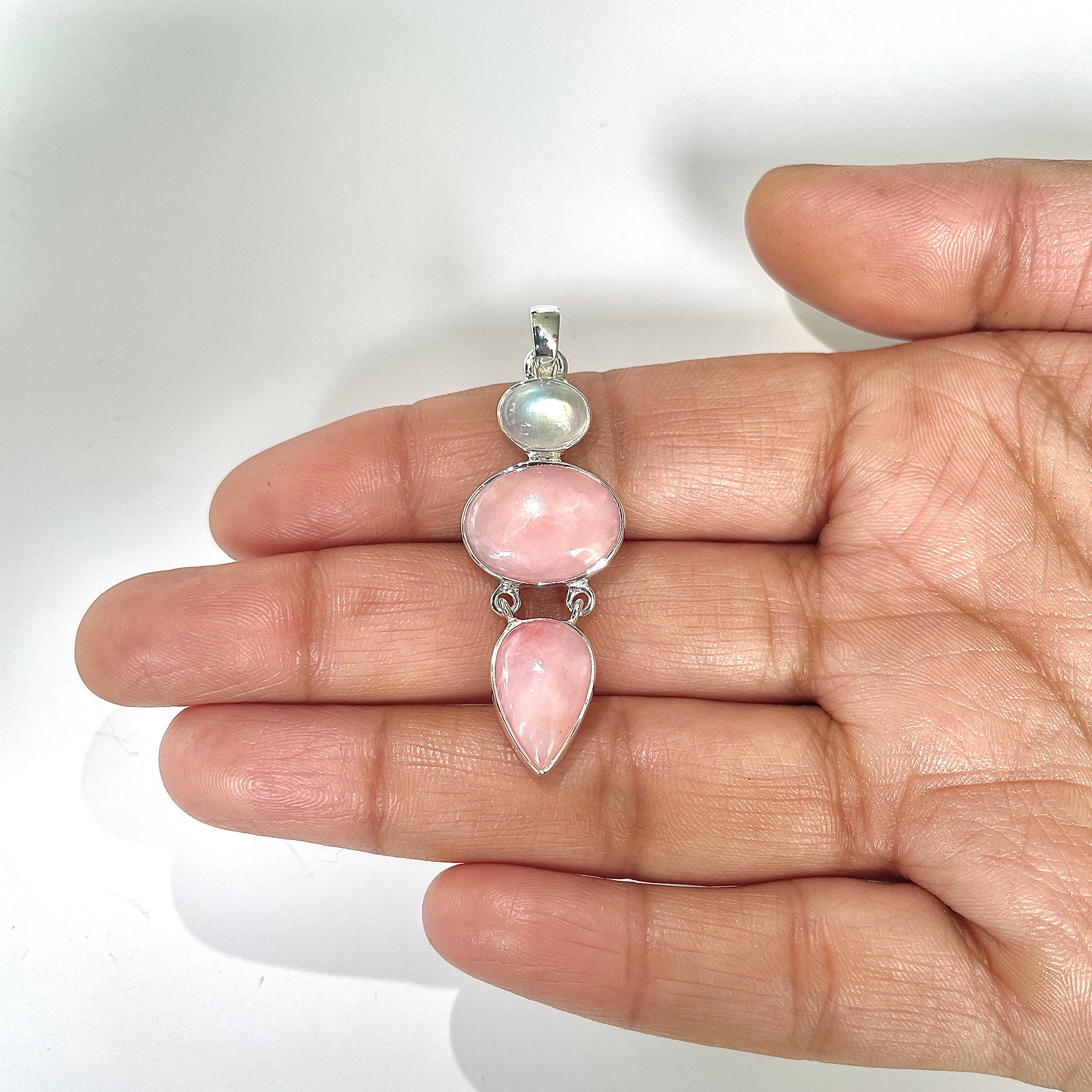 Pink Opal Pendant-(PKO-1-19)