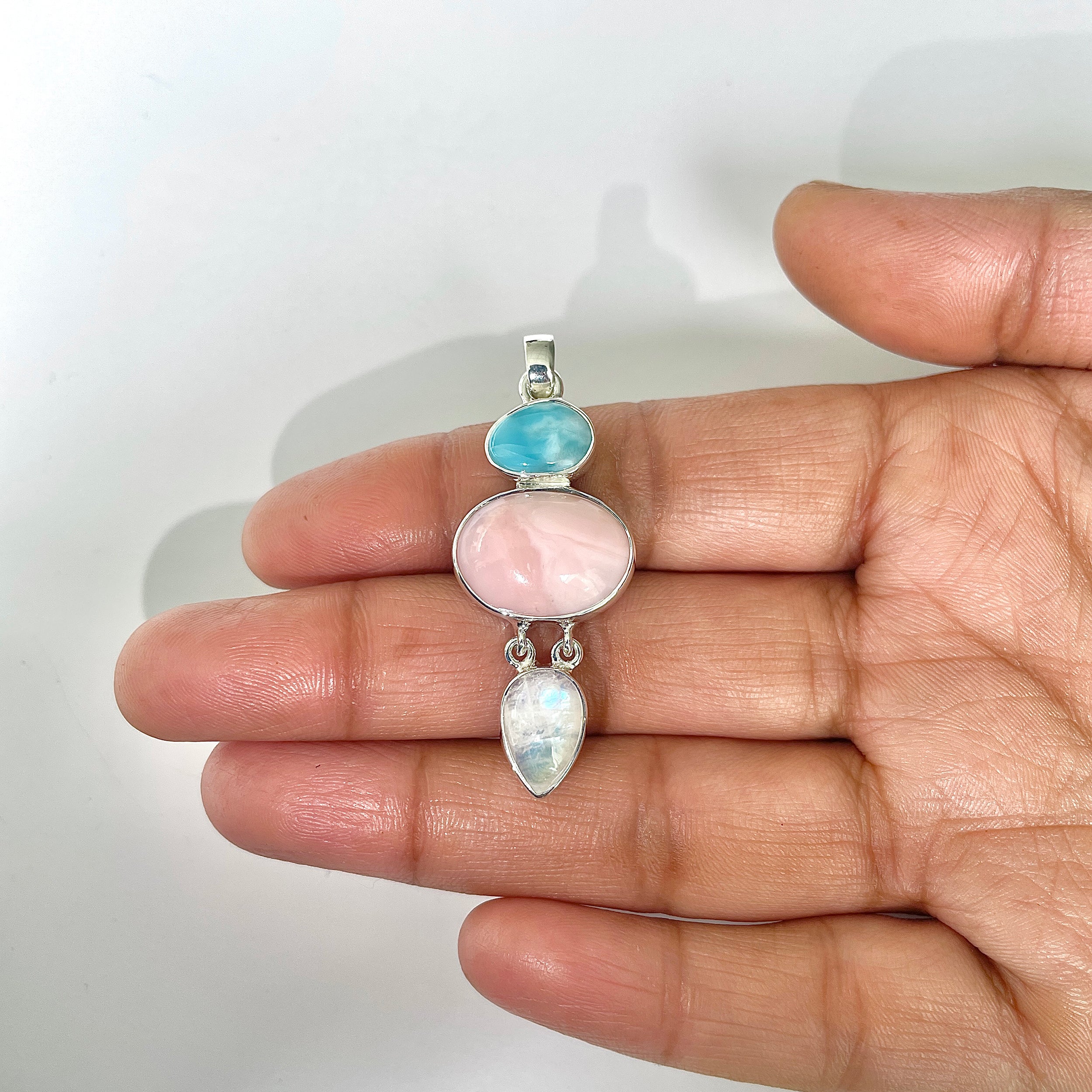 Pink Opal Pendant-(PKO-1-2)