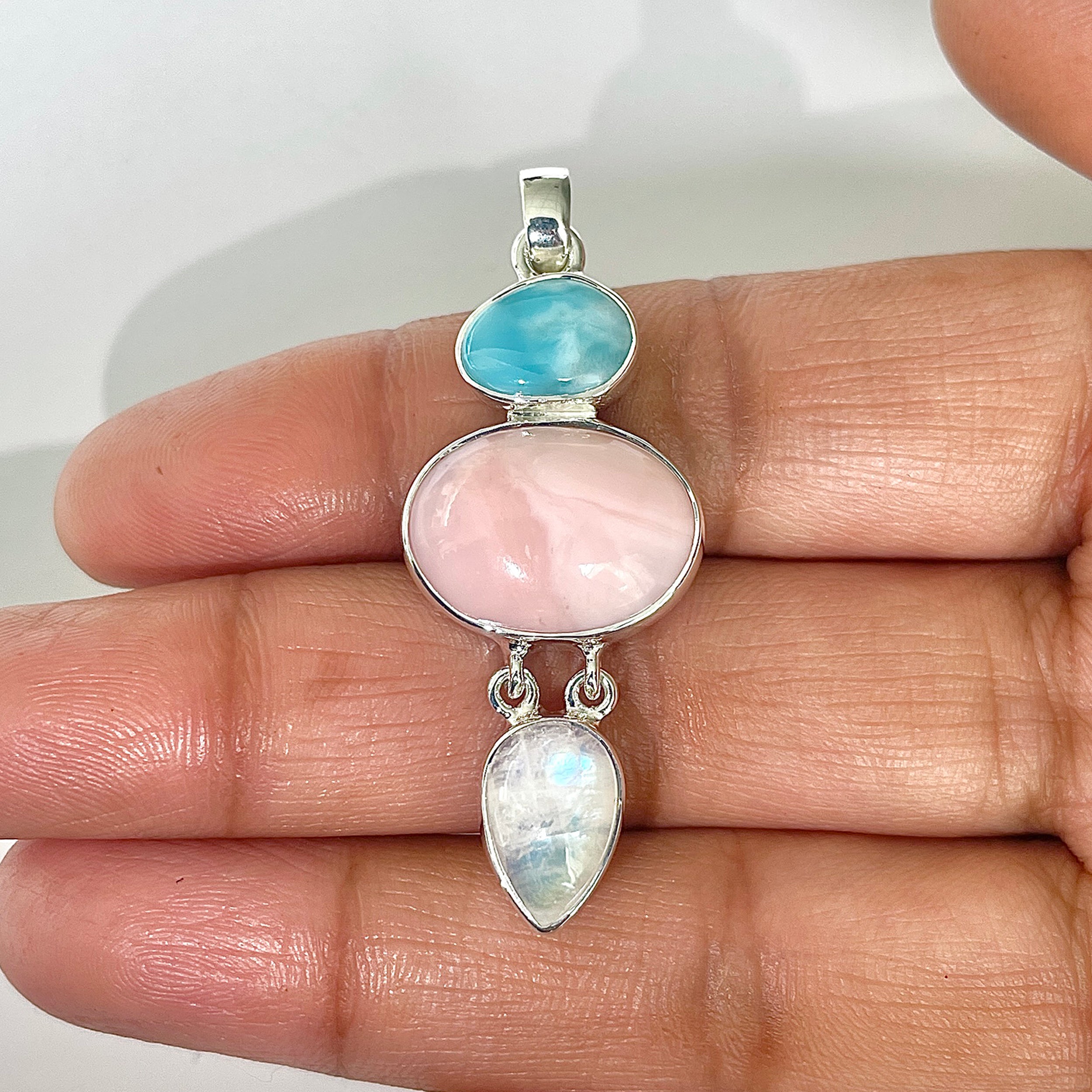 Pink Opal Pendant-(PKO-1-2)