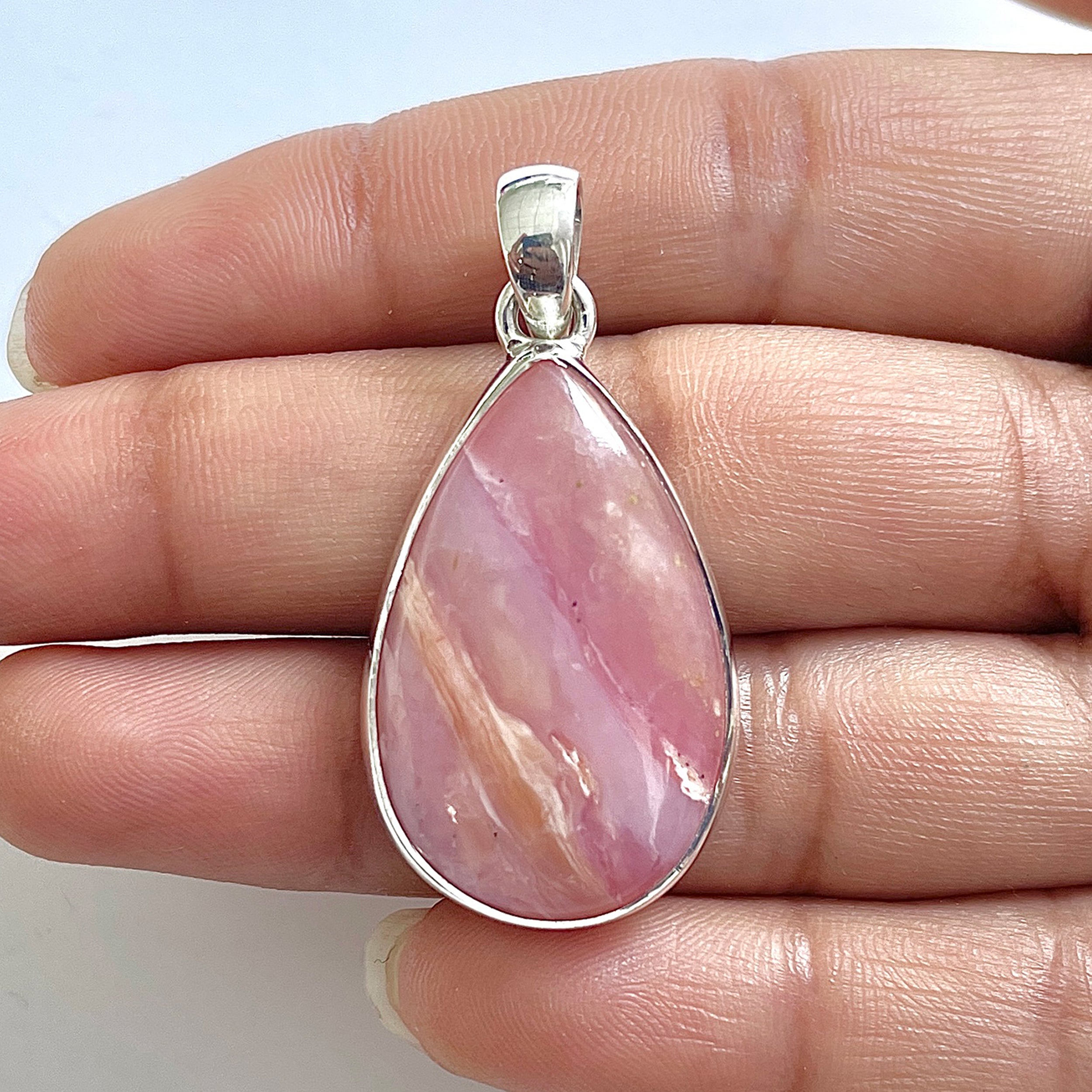 Pink Opal Pendant-(PKO-1-40)