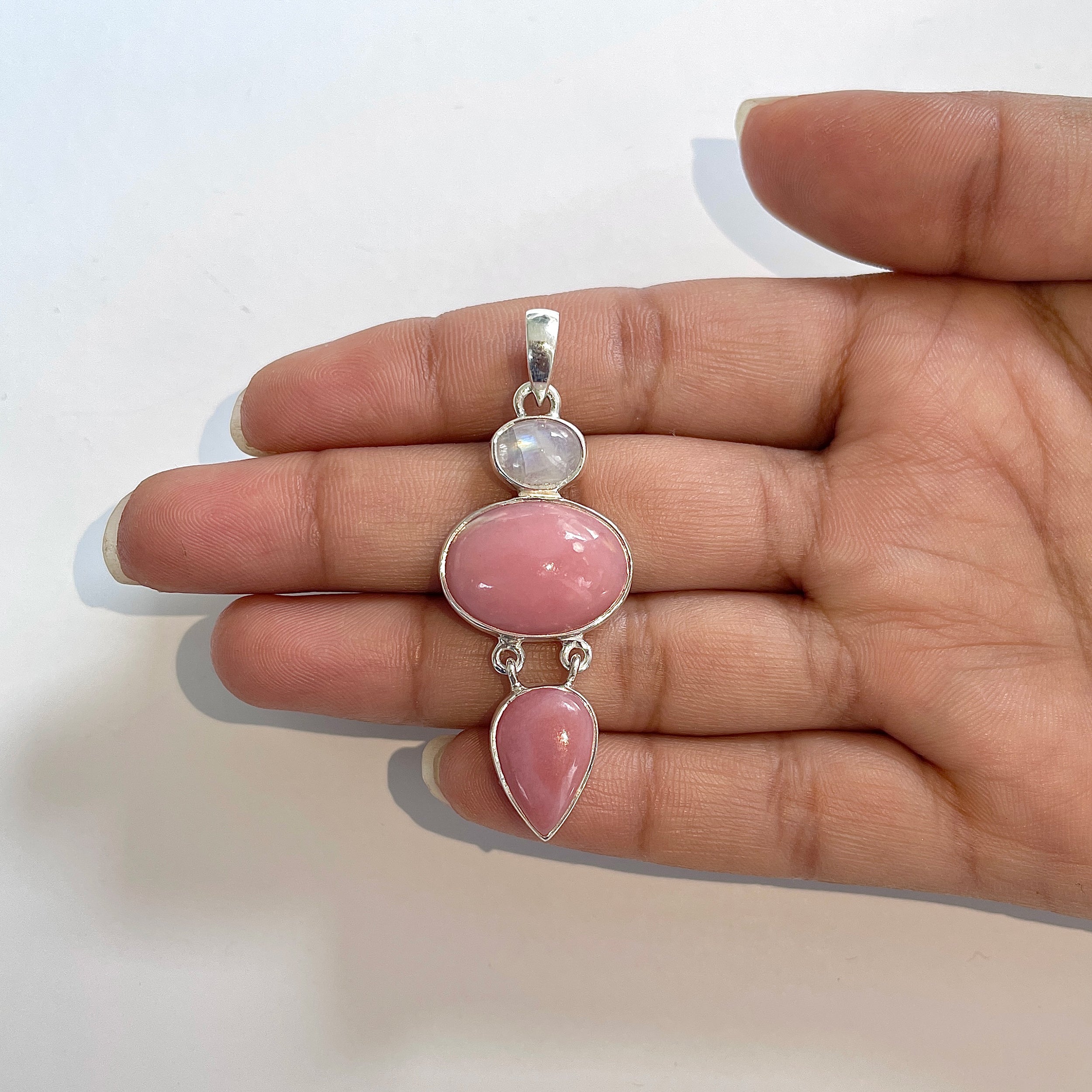 Pink Opal Pendant-(PKO-1-50)