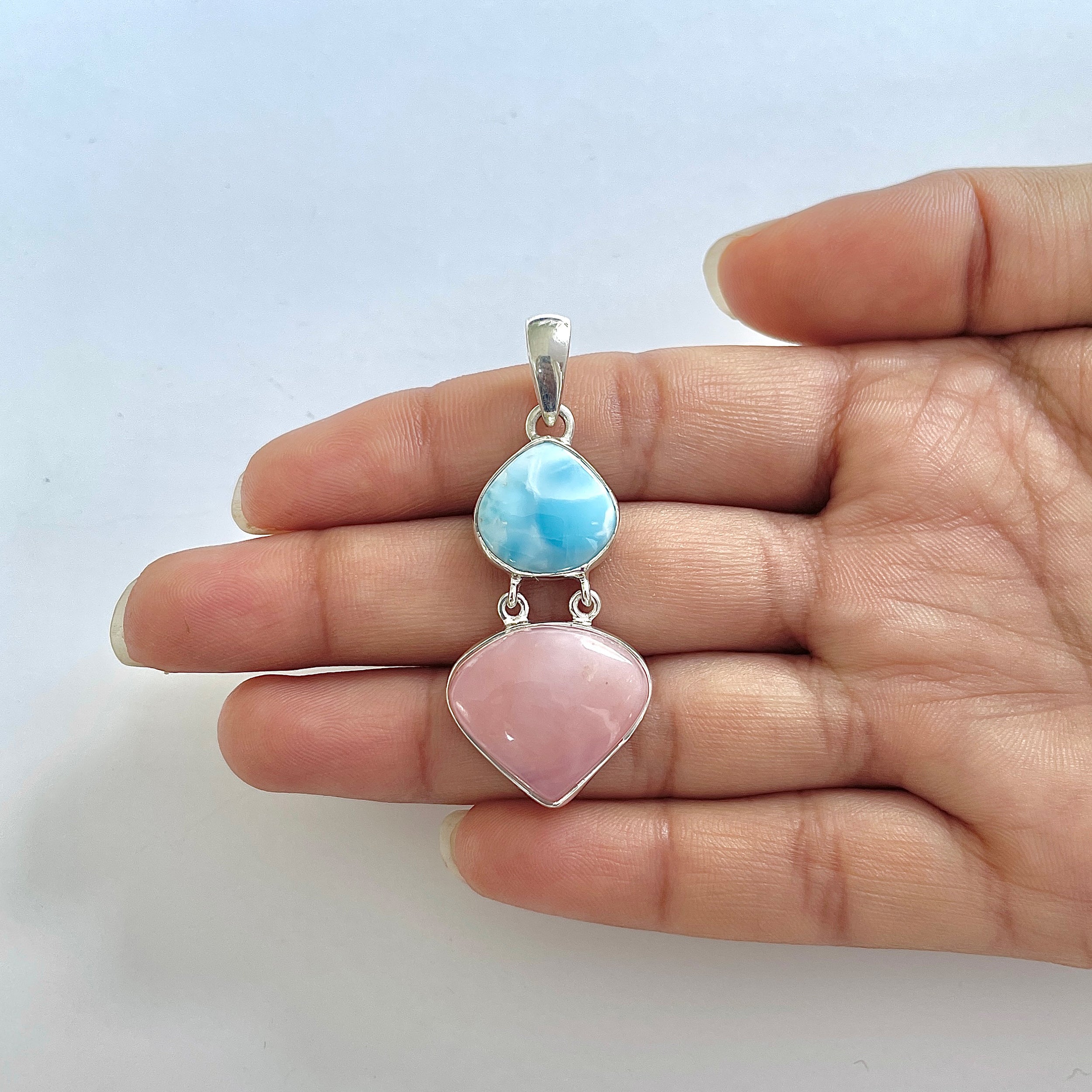 Pink Opal Pendant-(PKO-1-9)