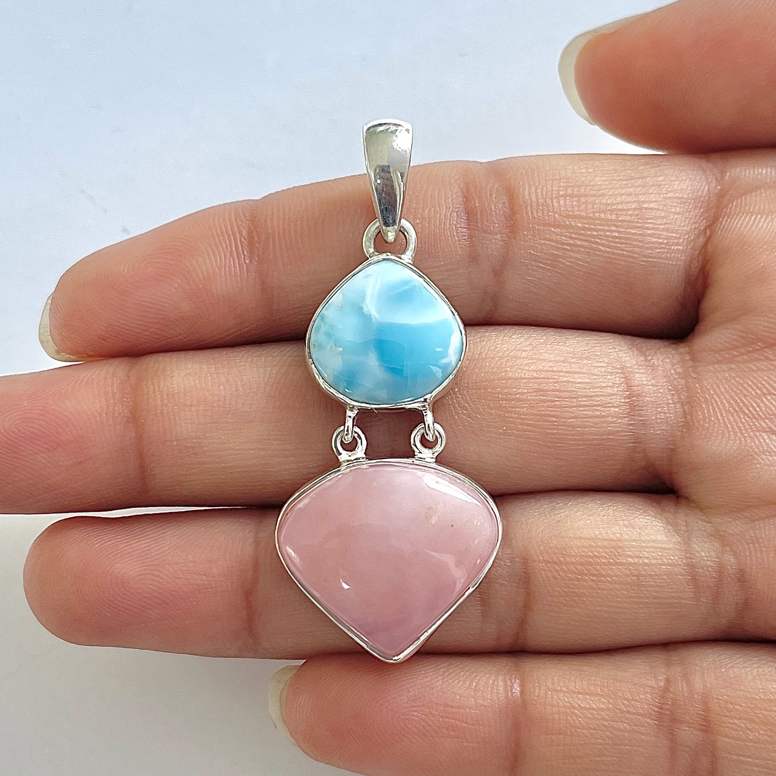 Pink Opal Pendant-(PKO-1-9)