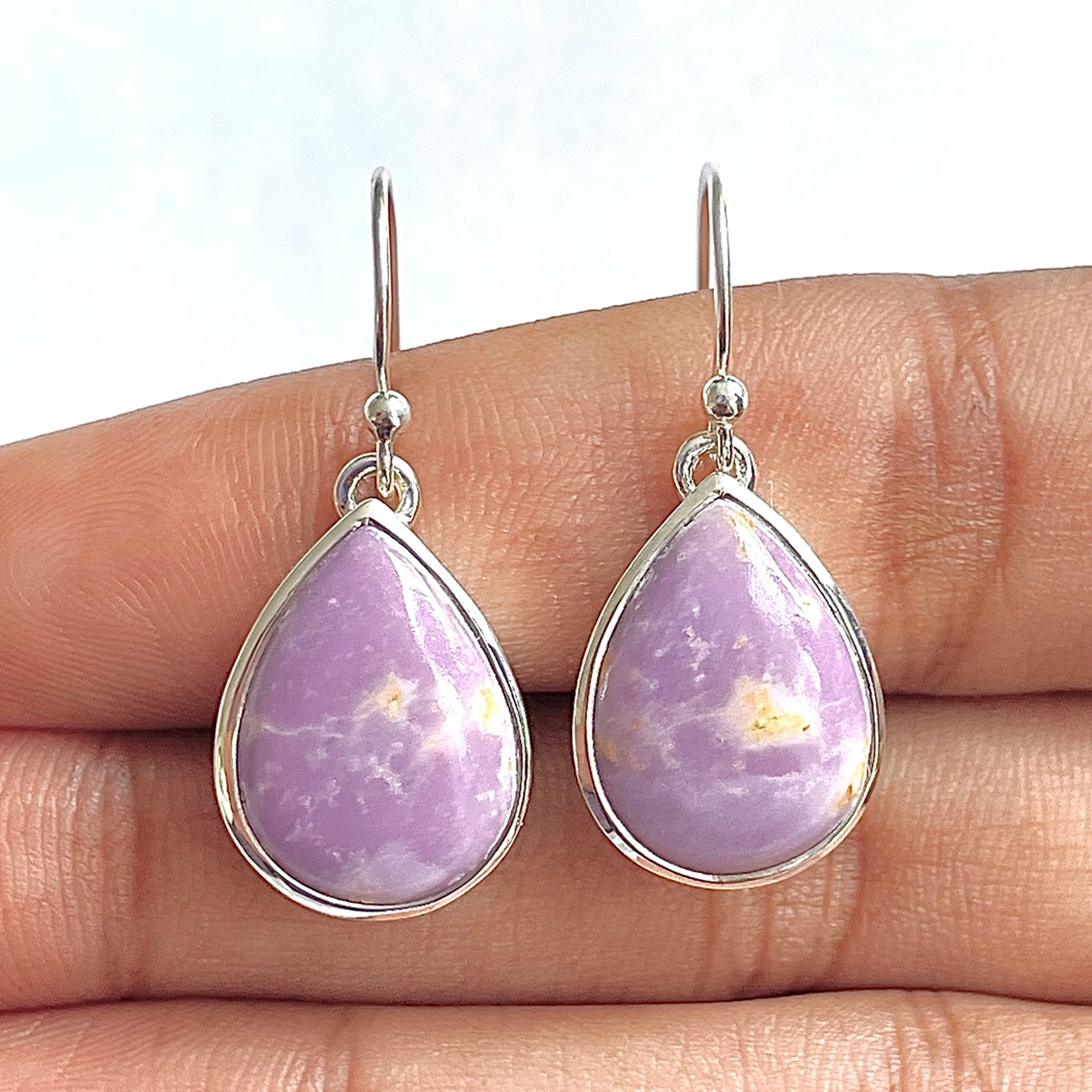 Phosphosiderite Earring-(PPD-3-10)