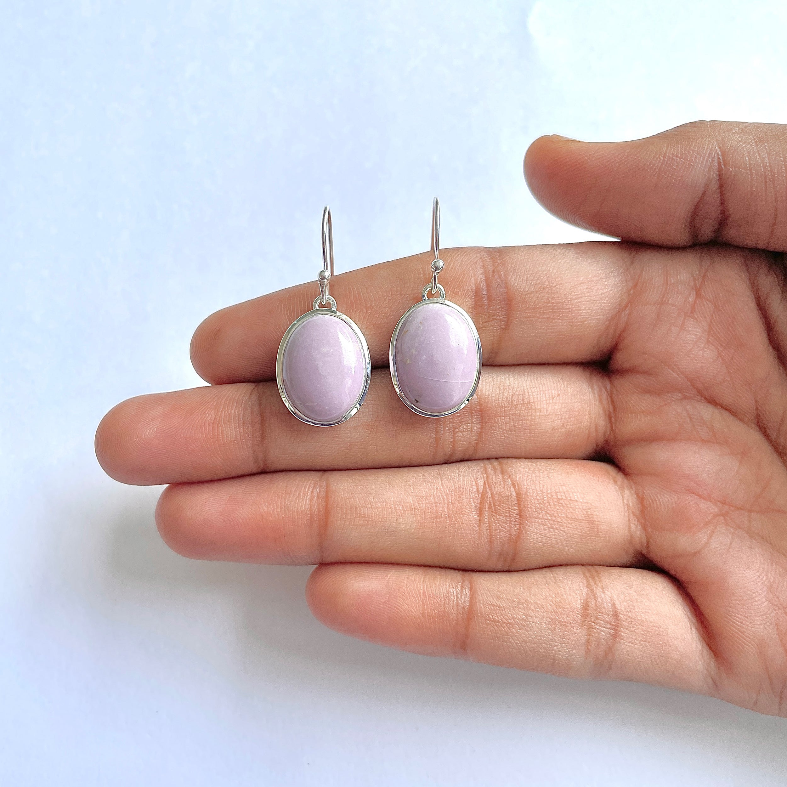 Phosphosiderite Earring-(PPD-3-12)
