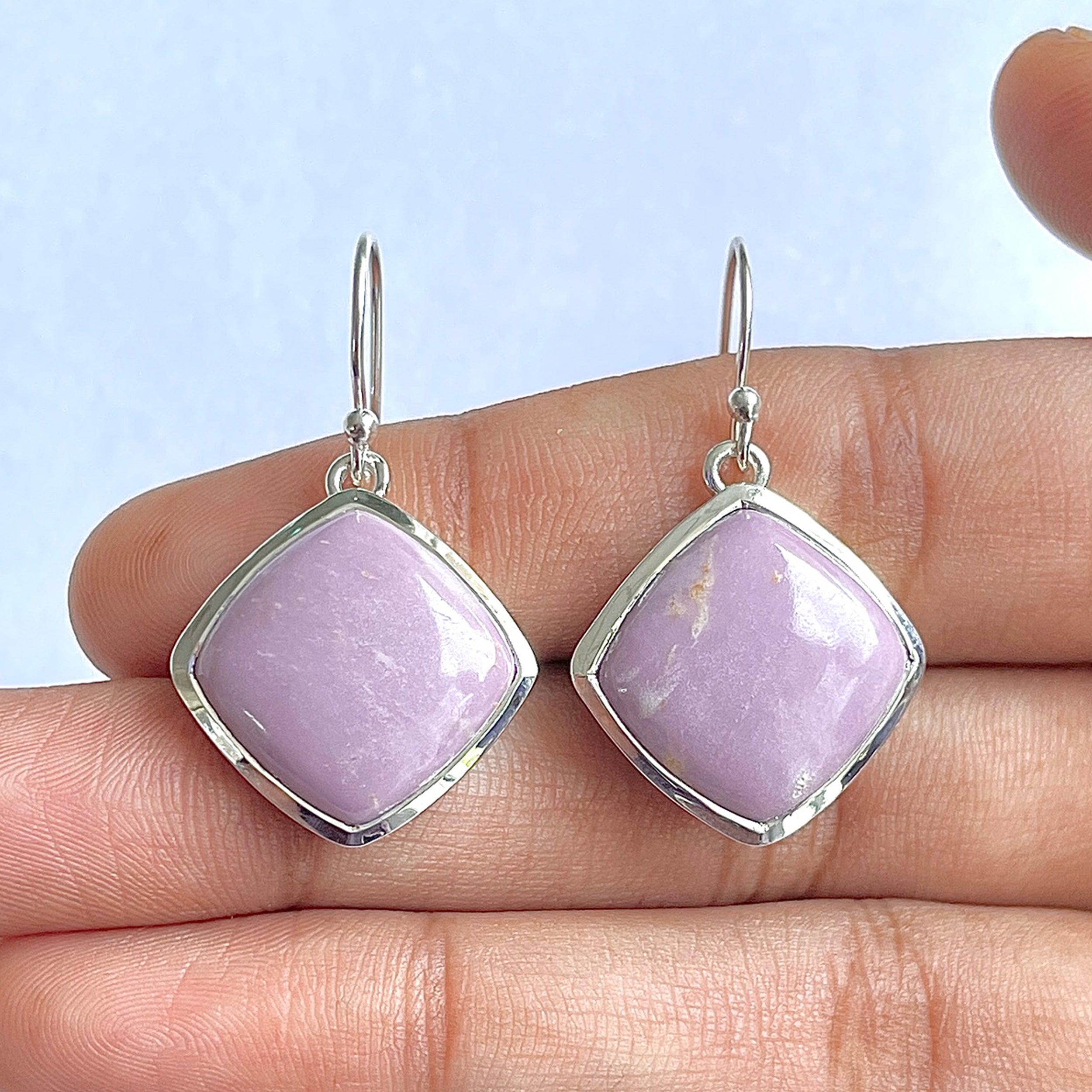 Phosphosiderite Earring-(PPD-3-13)