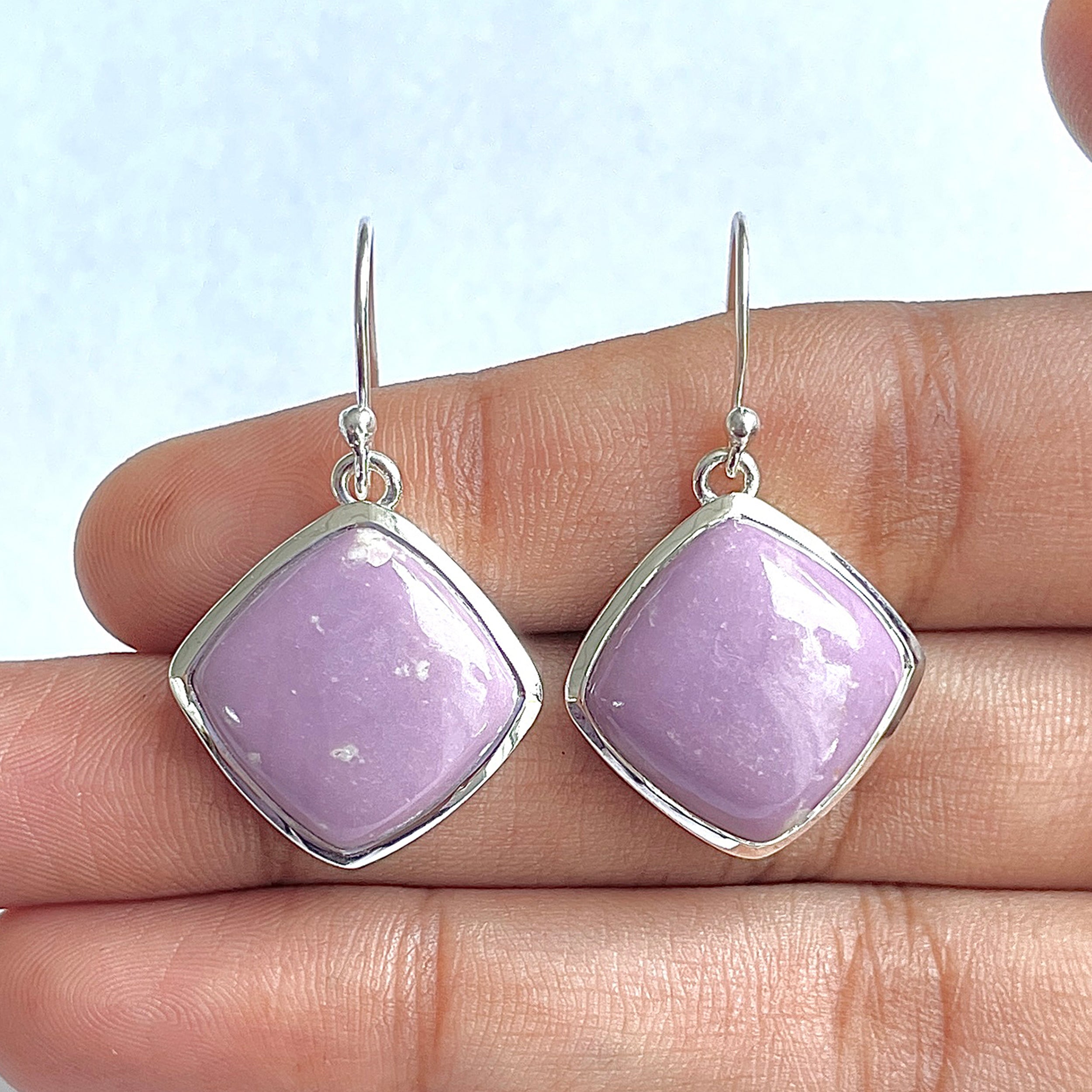 Phosphosiderite Earring-(PPD-3-14)