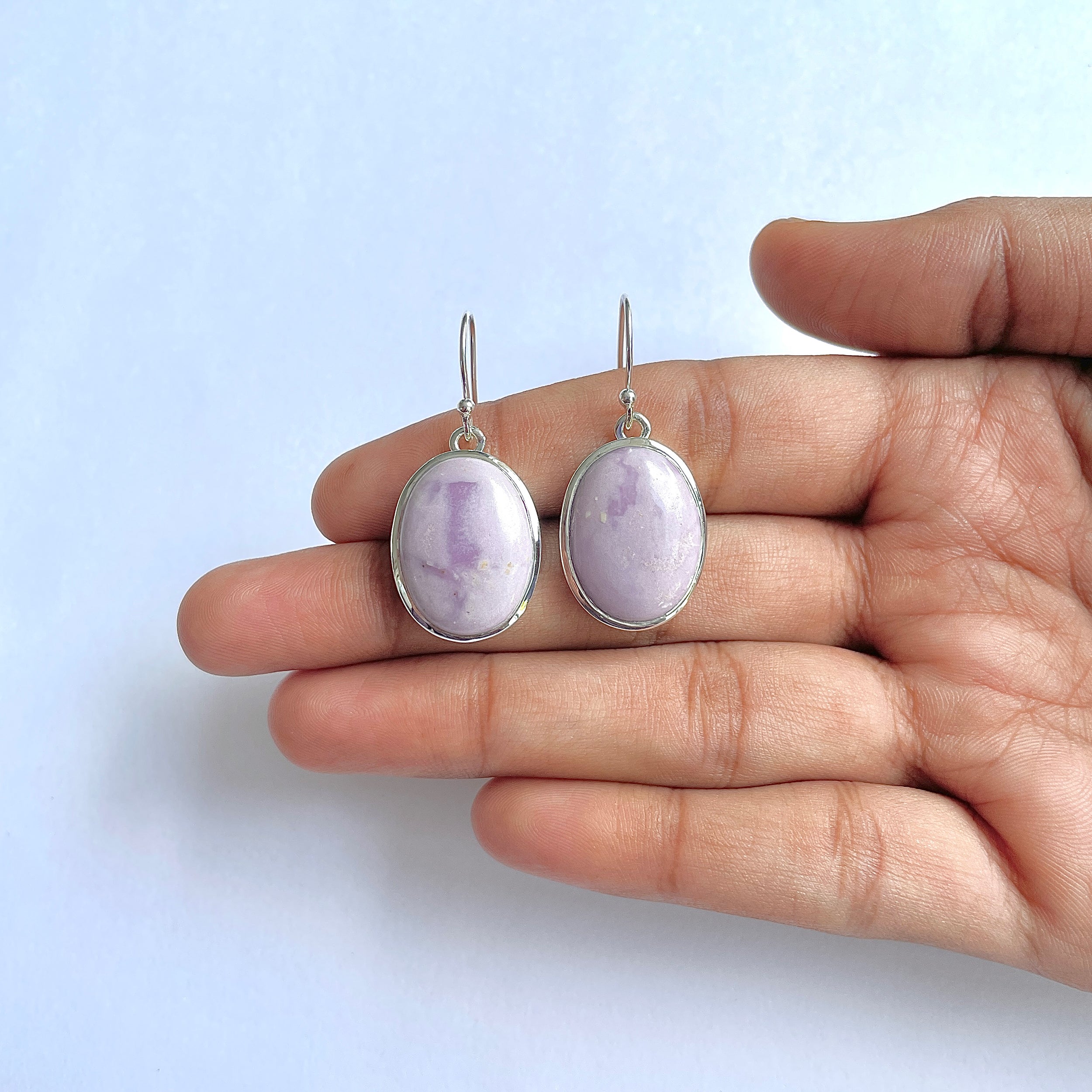 Phosphosiderite Earring-(PPD-3-16)