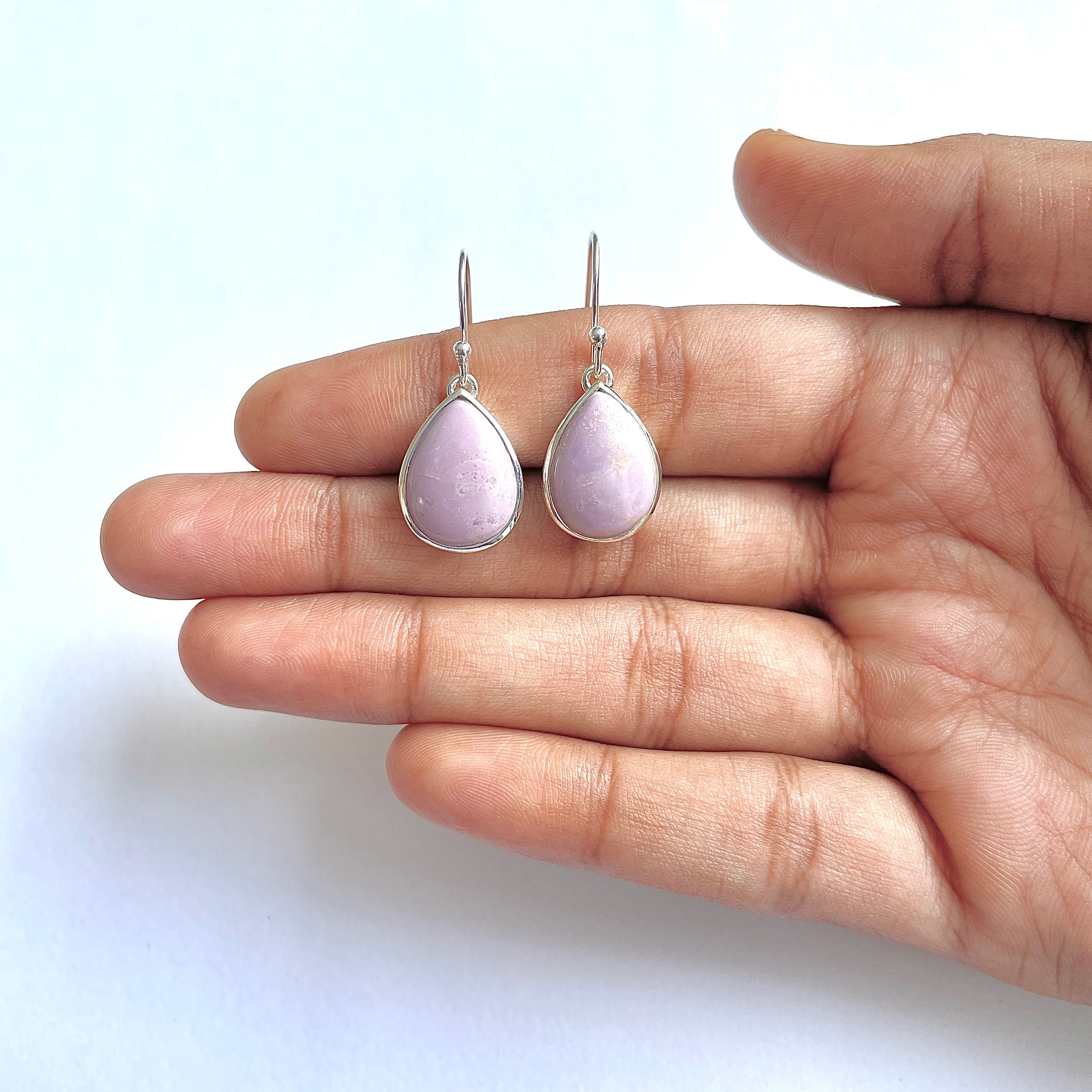 Phosphosiderite Earring-(PPD-3-5)