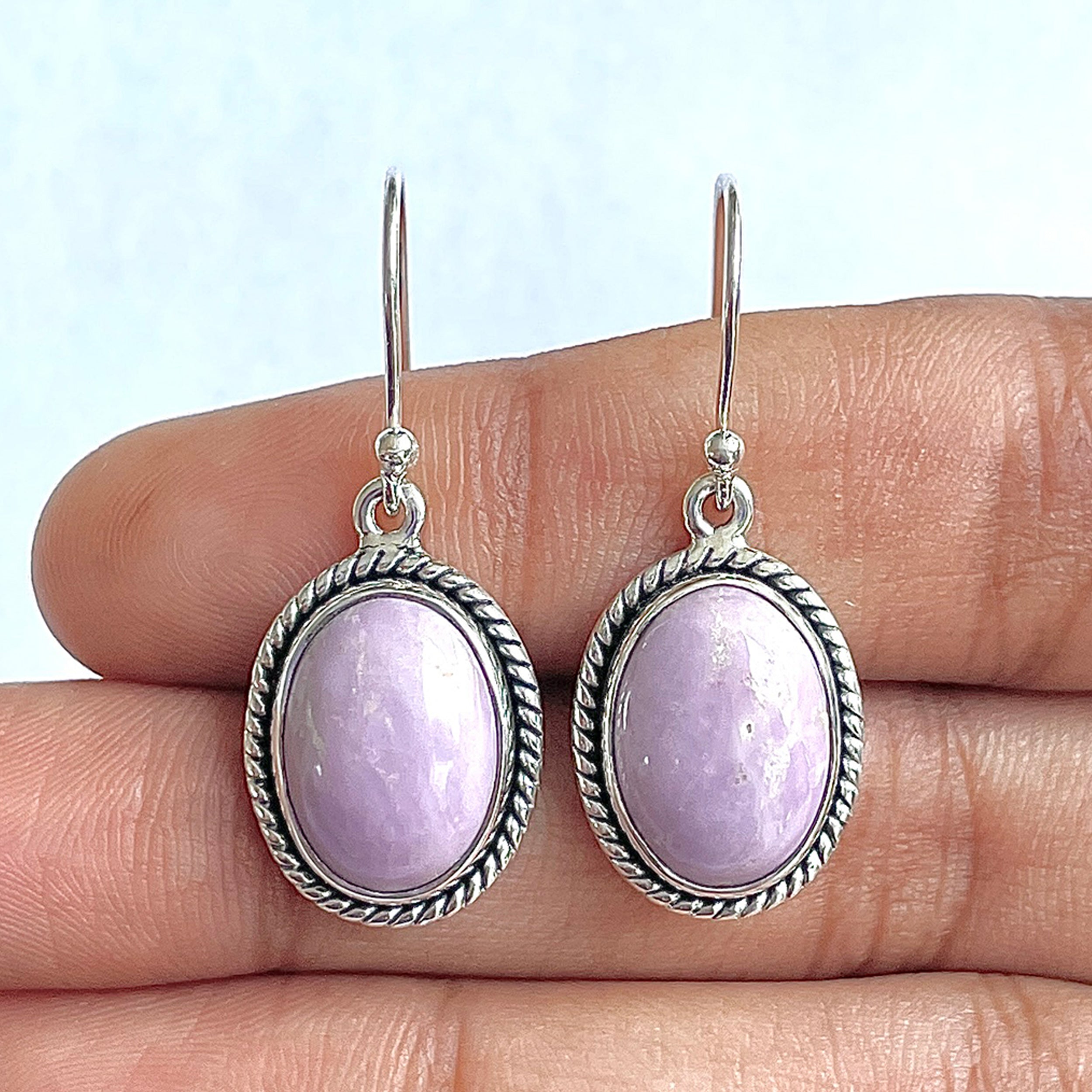 Phosphosiderite Earring-(PPD-3-6)