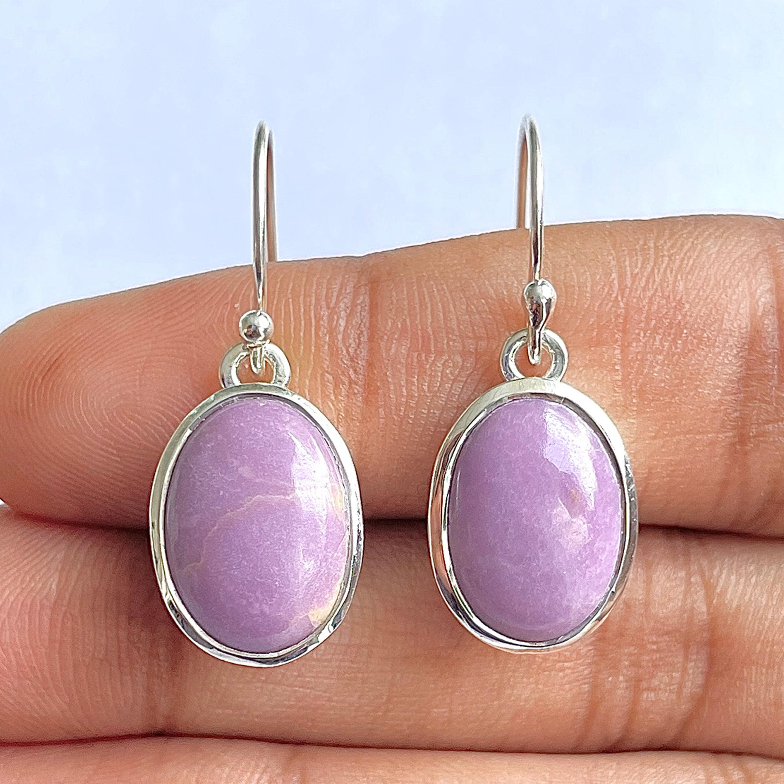 Phosphosiderite Earring-(PPD-3-7)