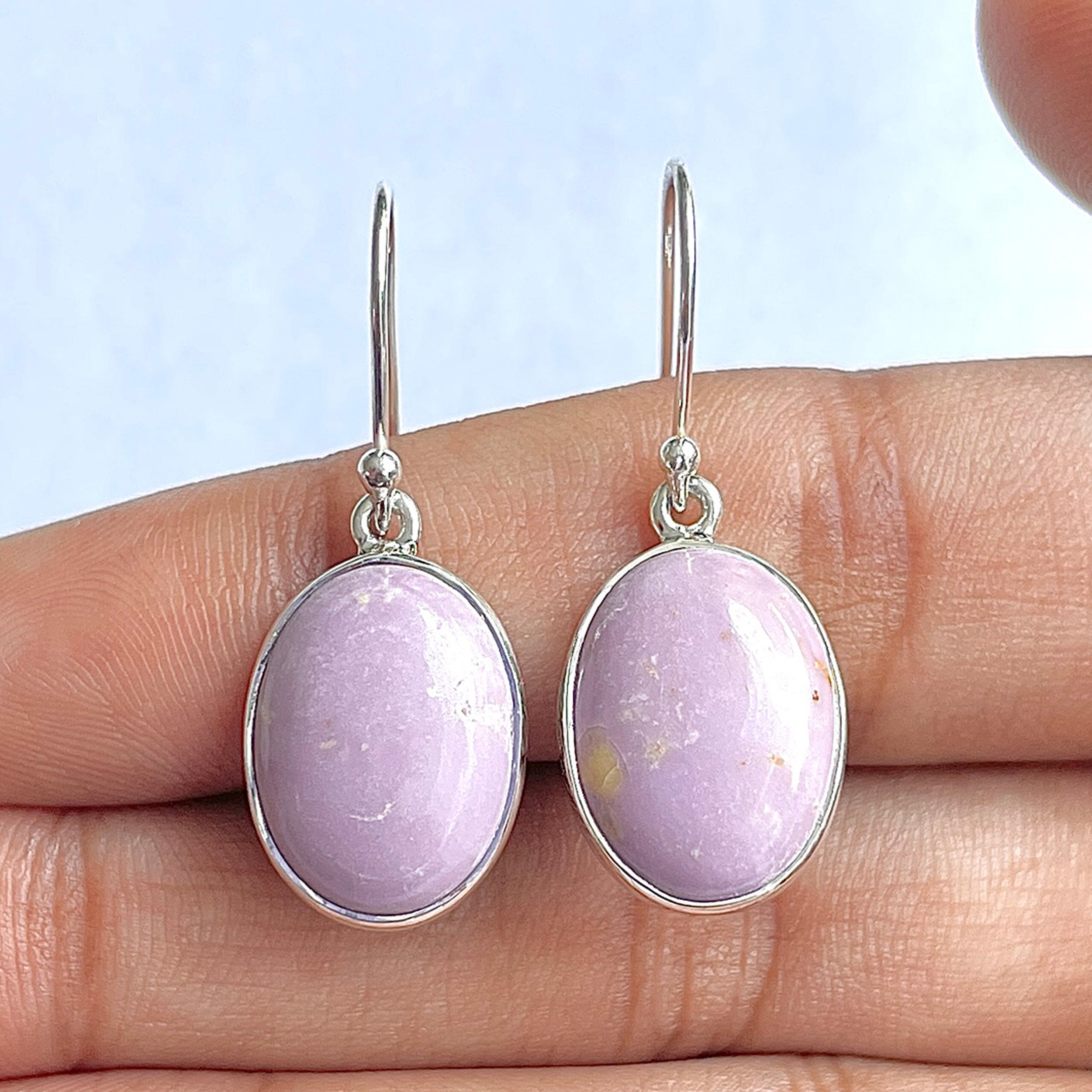 Phosphosiderite Earring-(PPD-3-9)