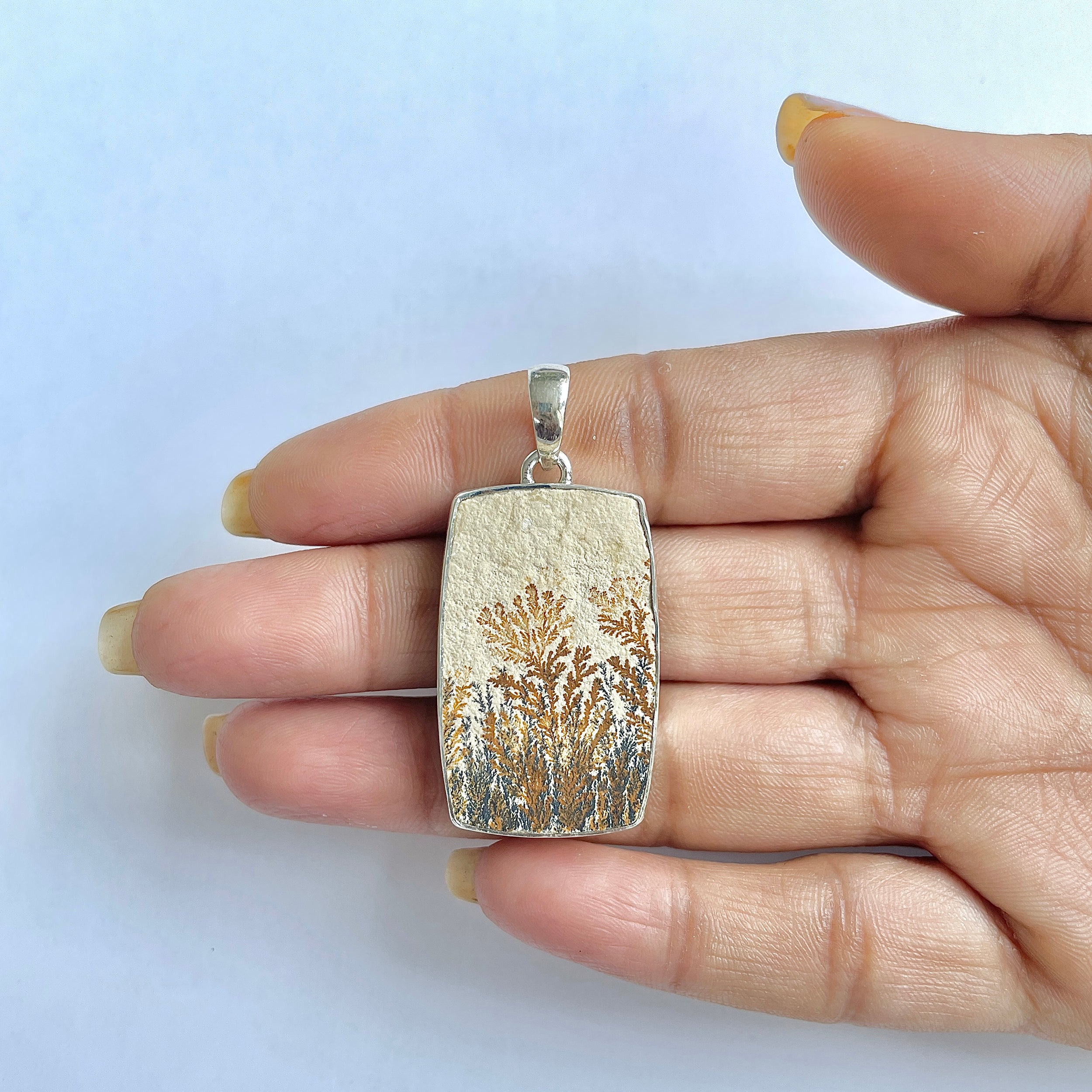 Psilomelane Dendrite Pendant-(PSD-1-11)