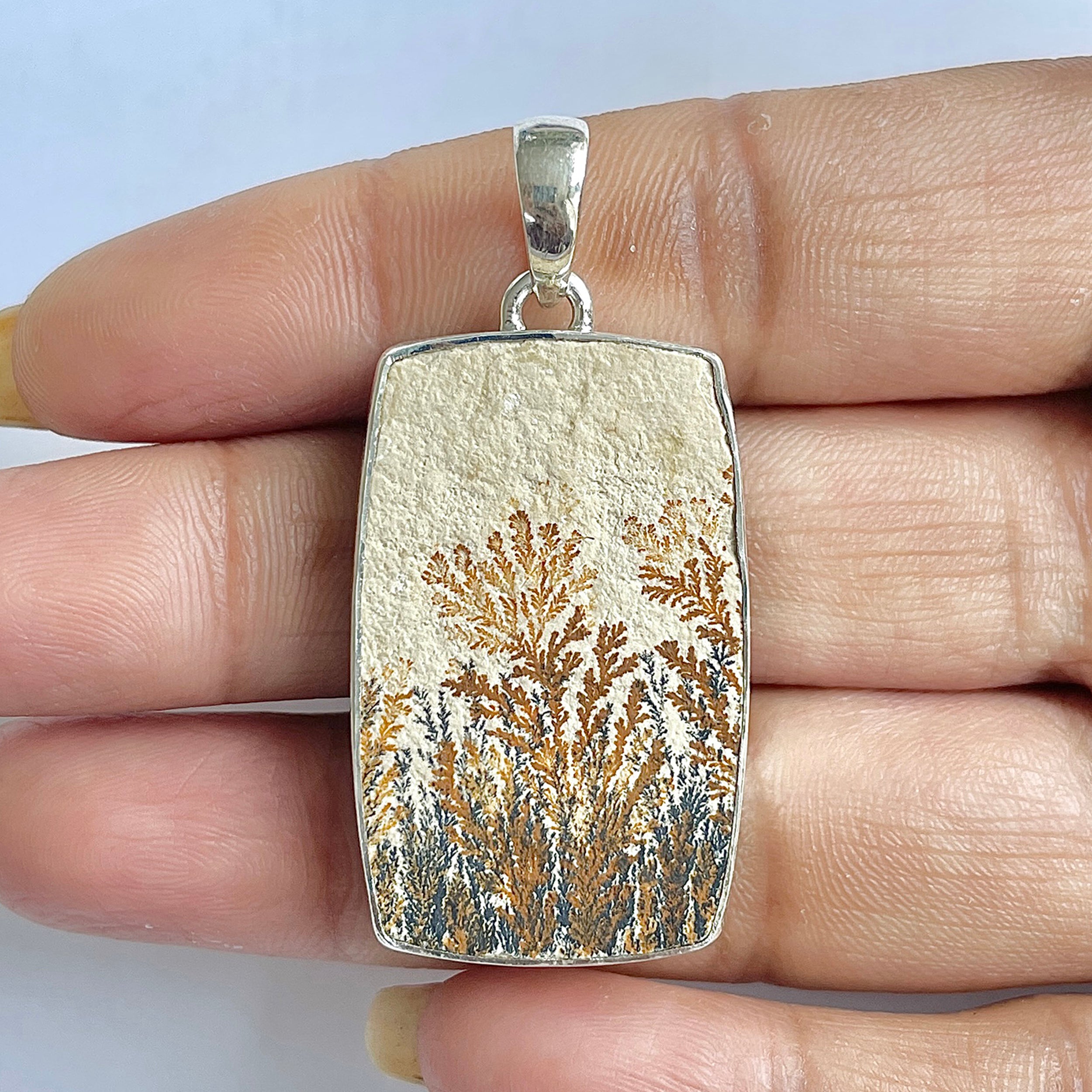 Psilomelane Dendrite Pendant-(PSD-1-11)