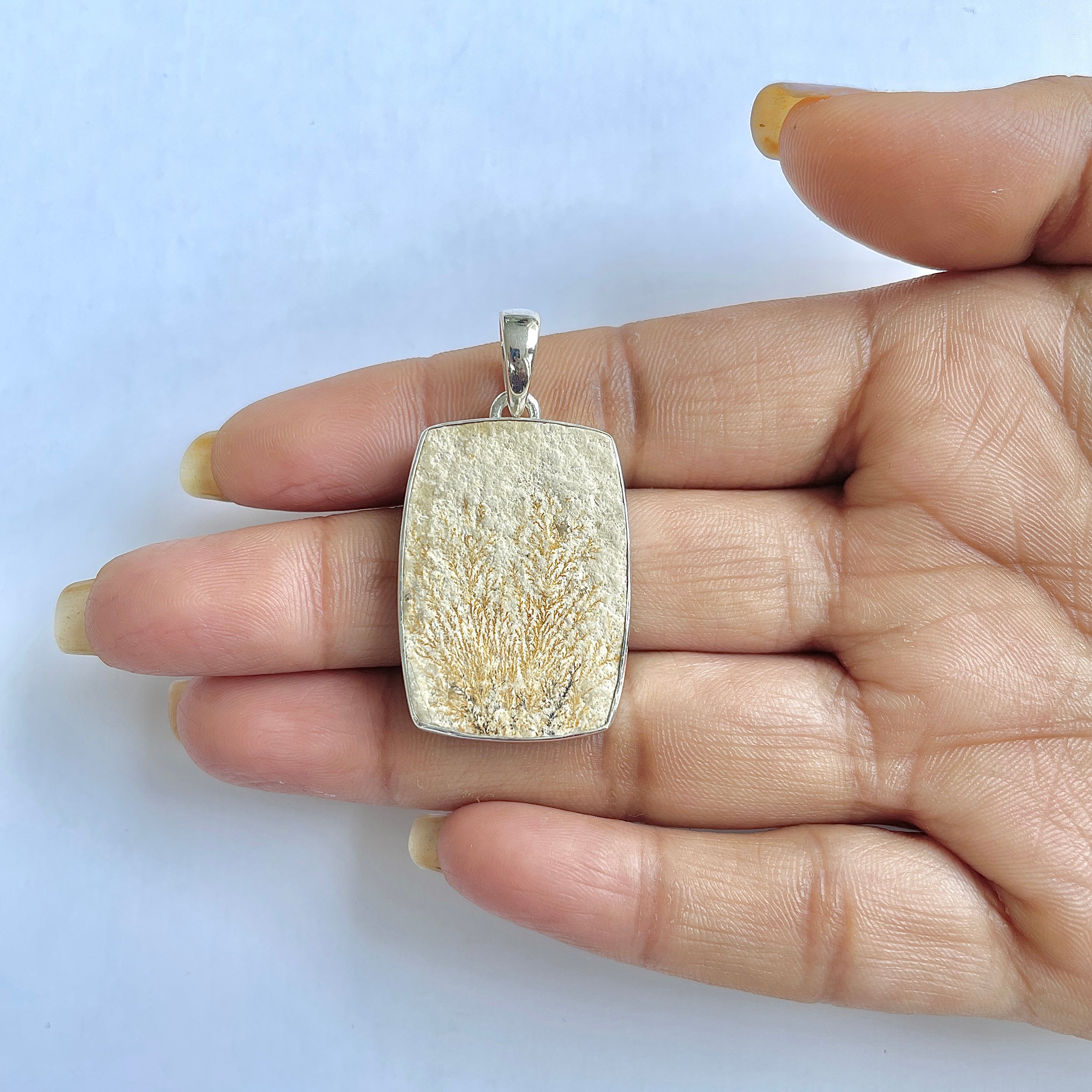 Psilomelane Dendrite Pendant-(PSD-1-13)