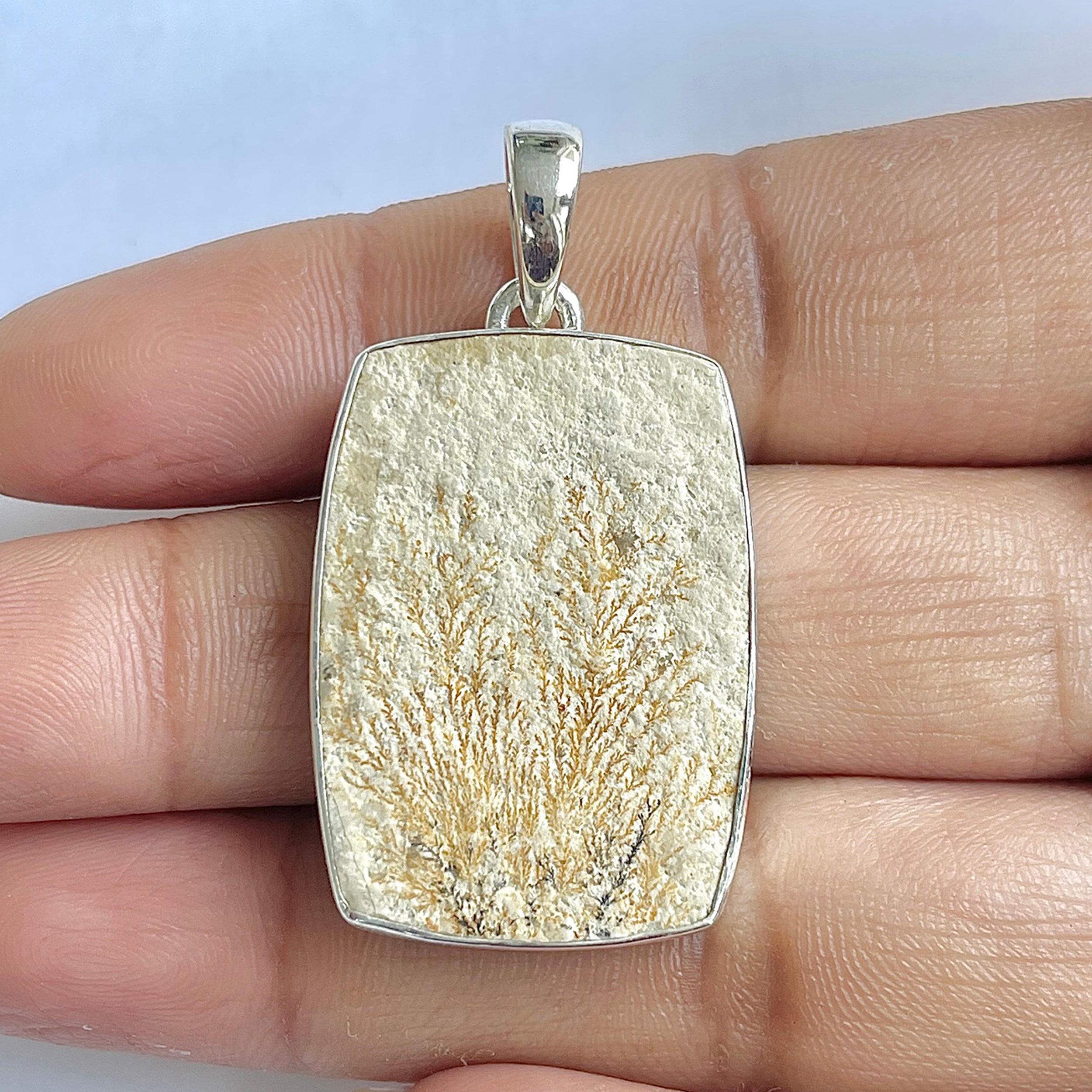 Psilomelane Dendrite Pendant-(PSD-1-13)