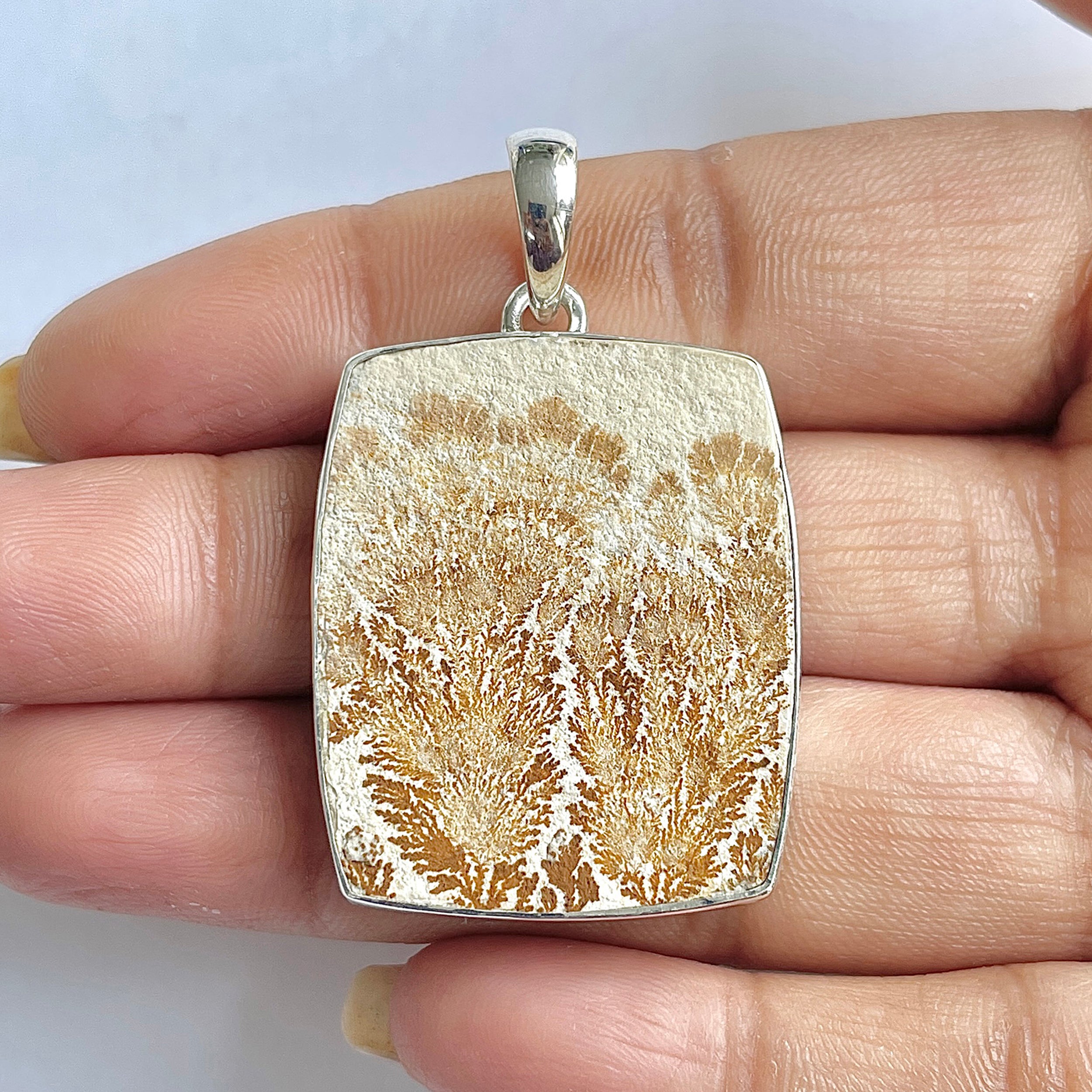 Psilomelane Dendrite Pendant-(PSD-1-15)