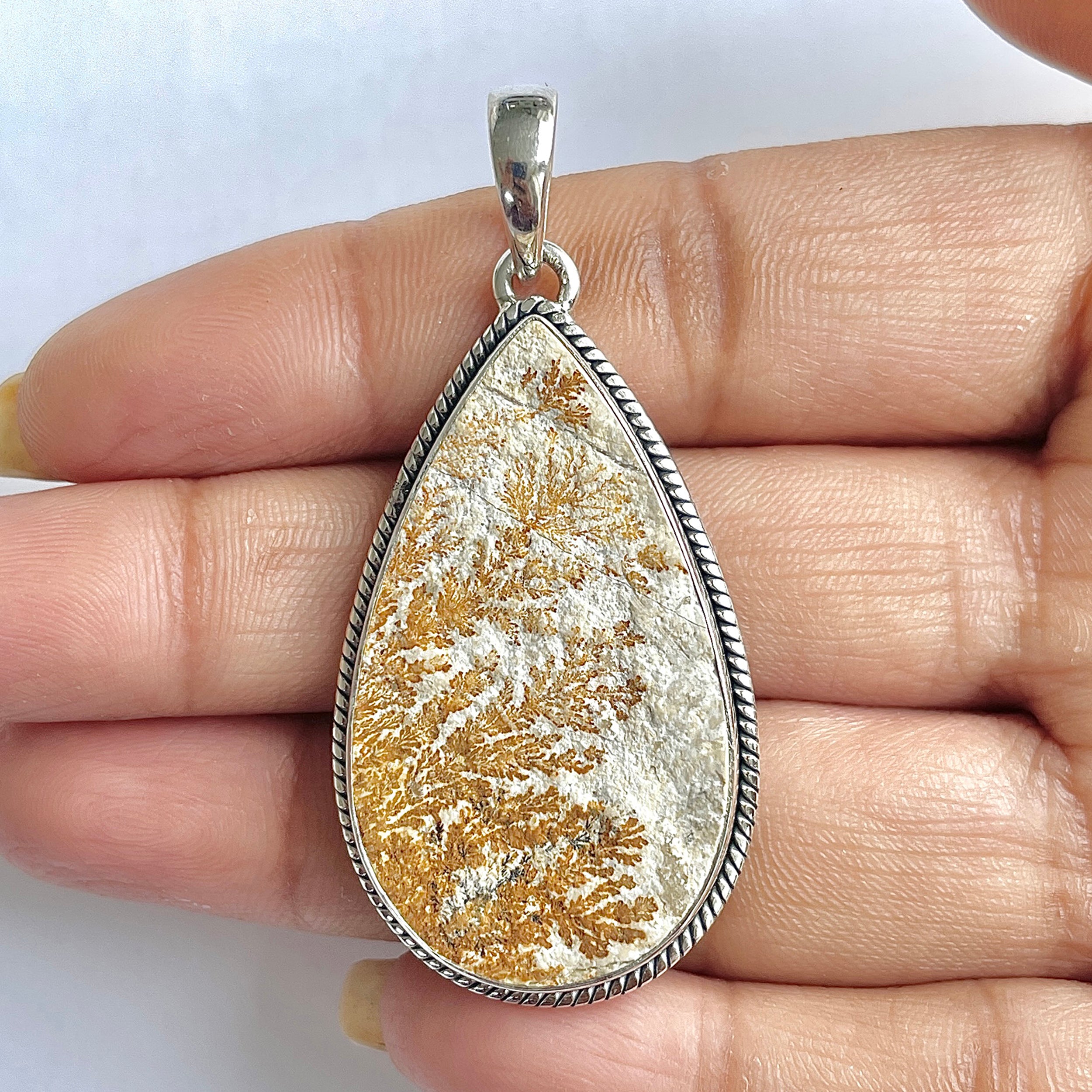 Psilomelane Dendrite Pendant-(PSD-1-17)