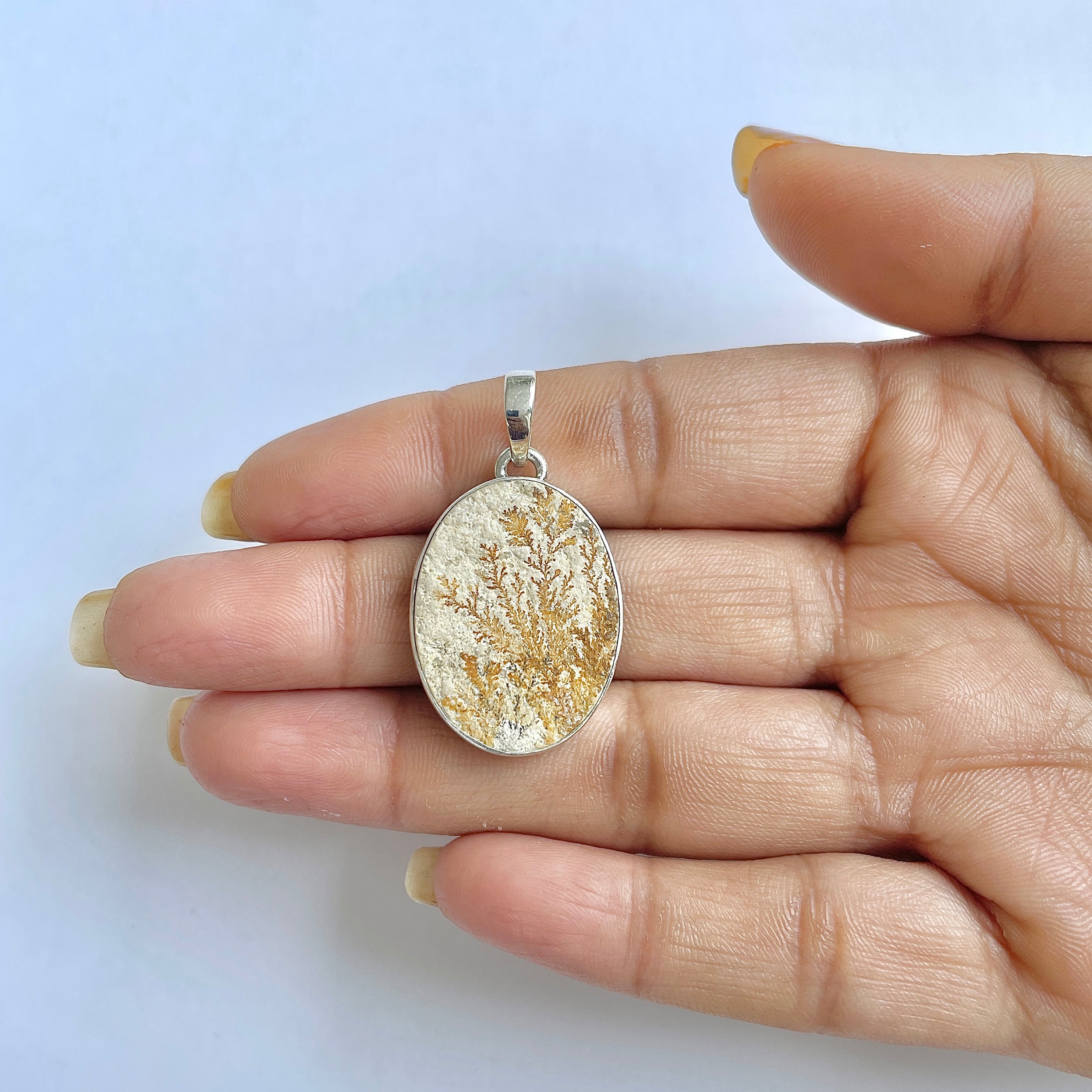 Psilomelane Dendrite Pendant-(PSD-1-18)