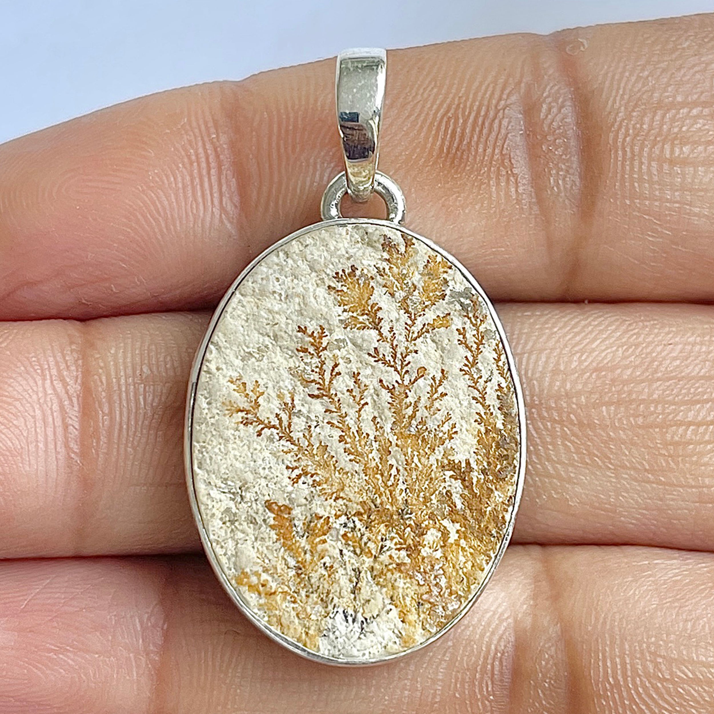 Psilomelane Dendrite Pendant-(PSD-1-18)