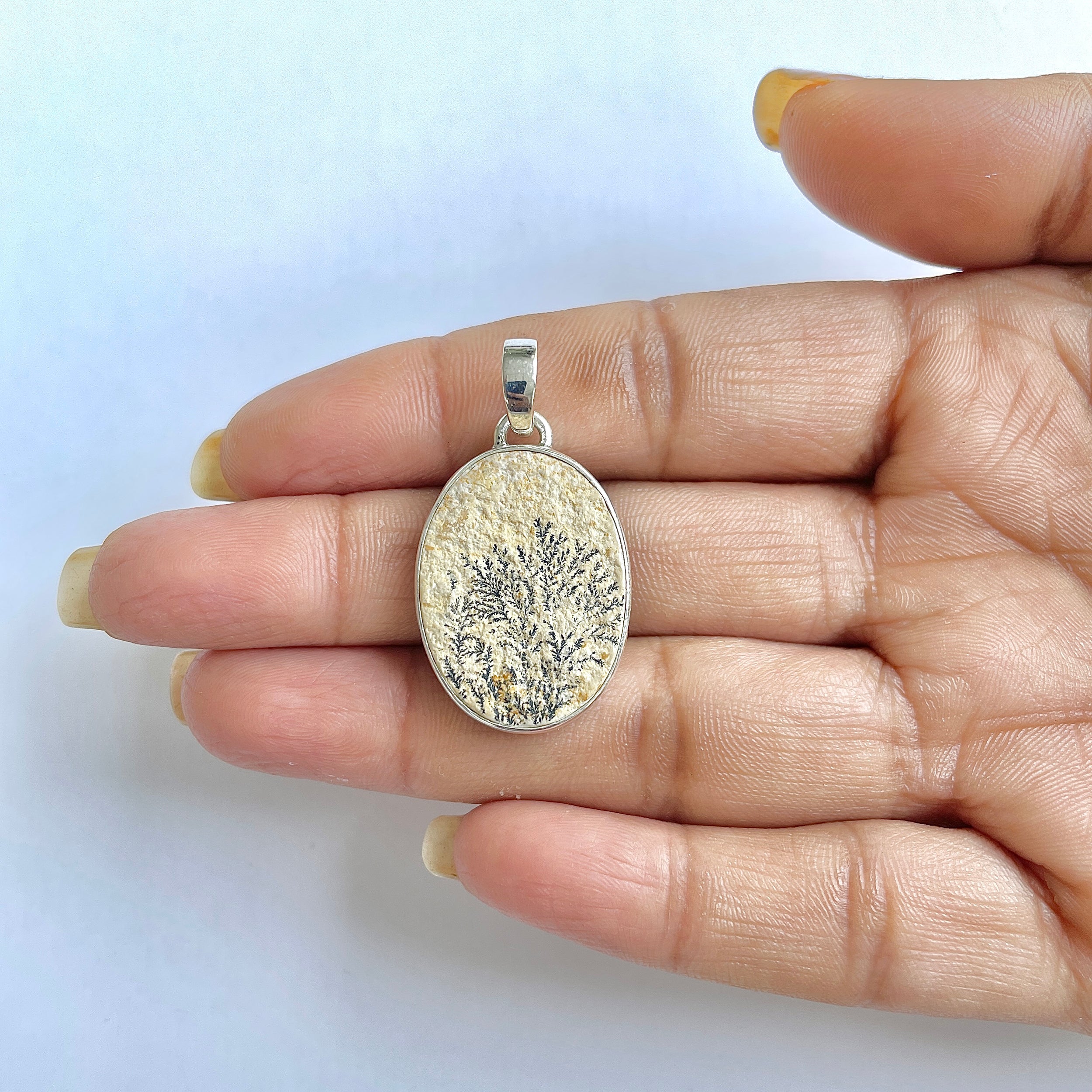 Psilomelane Dendrite Pendant-(PSD-1-19)