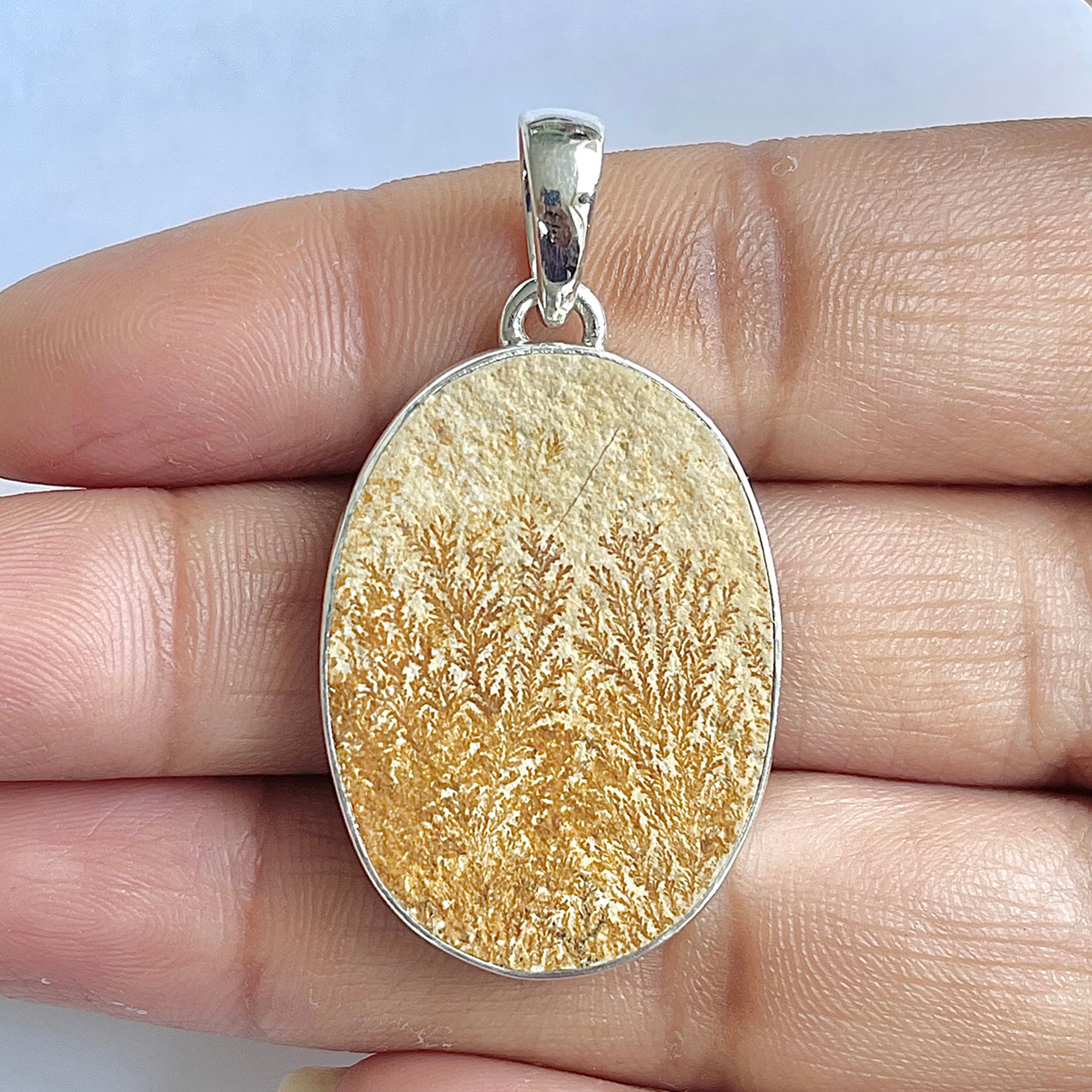 Psilomelane Dendrite Pendant-(PSD-1-24)