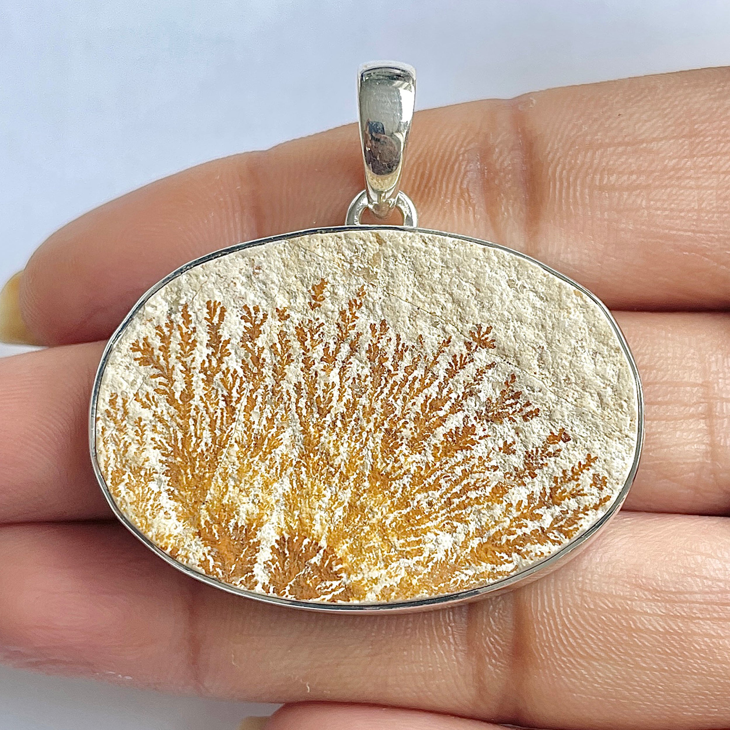 Psilomelane Dendrite Pendant-(PSD-1-25)
