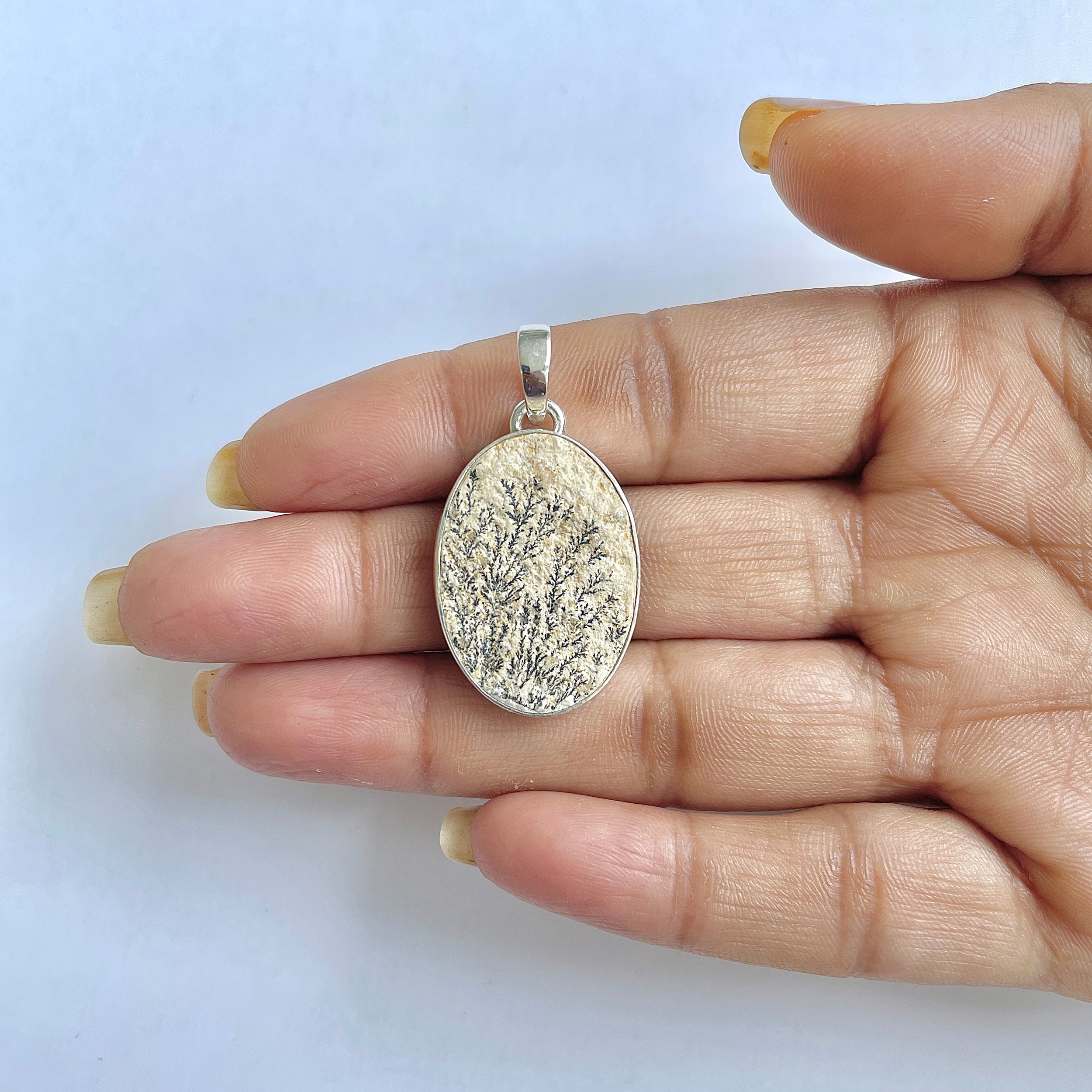 Psilomelane Dendrite Pendant-(PSD-1-28)