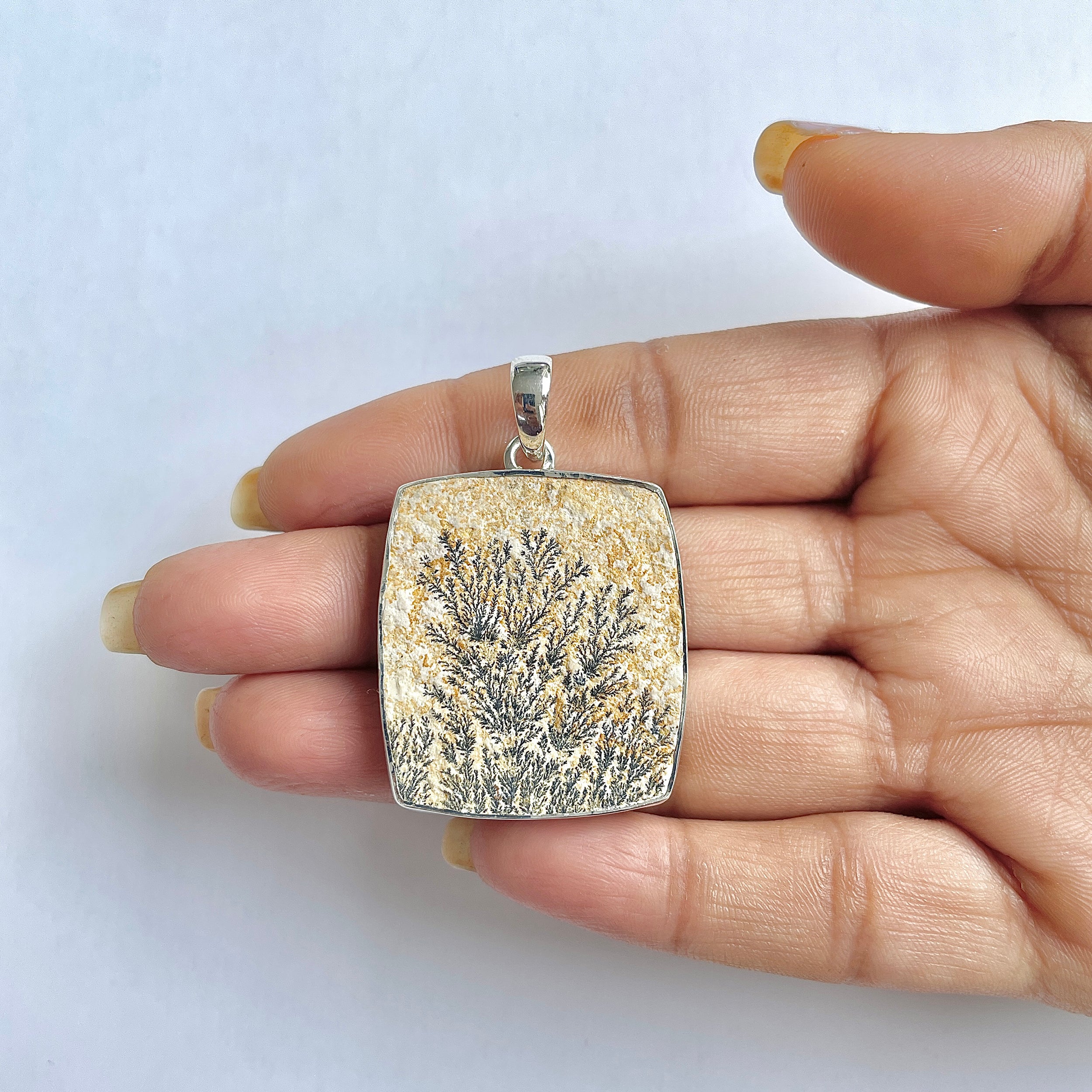 Psilomelane Dendrite Pendant-(PSD-1-29)