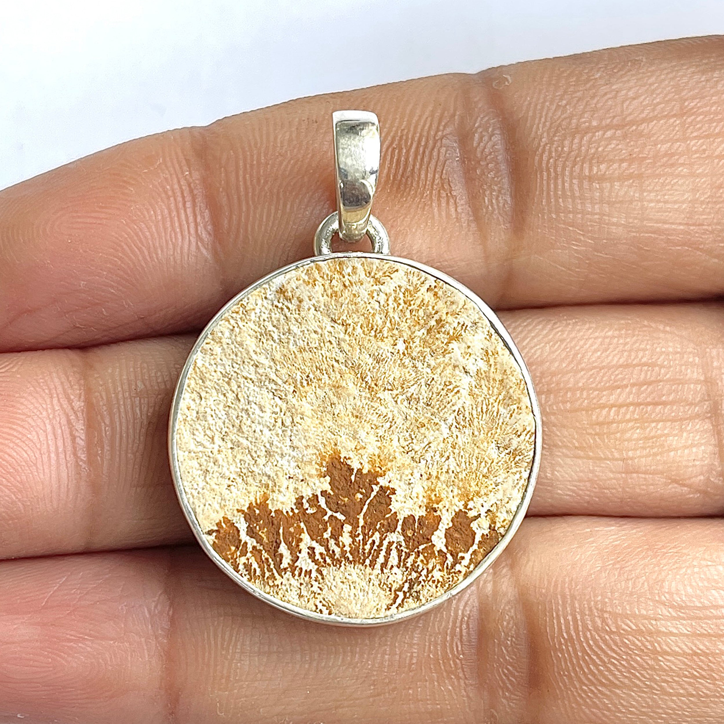 Psilomelane Dendrite Pendant-(PSD-1-3)