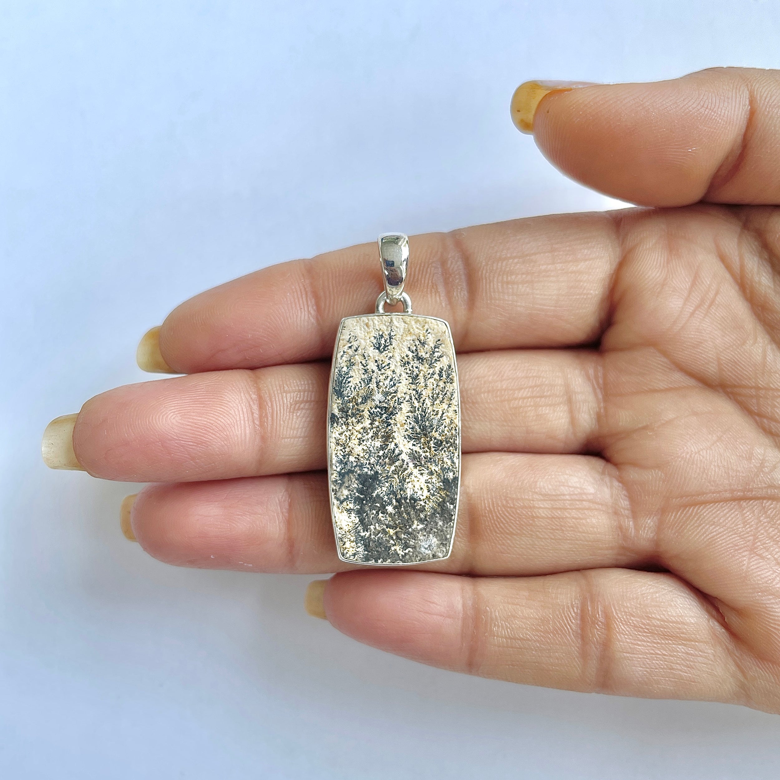 Psilomelane Dendrite Pendant-(PSD-1-34)