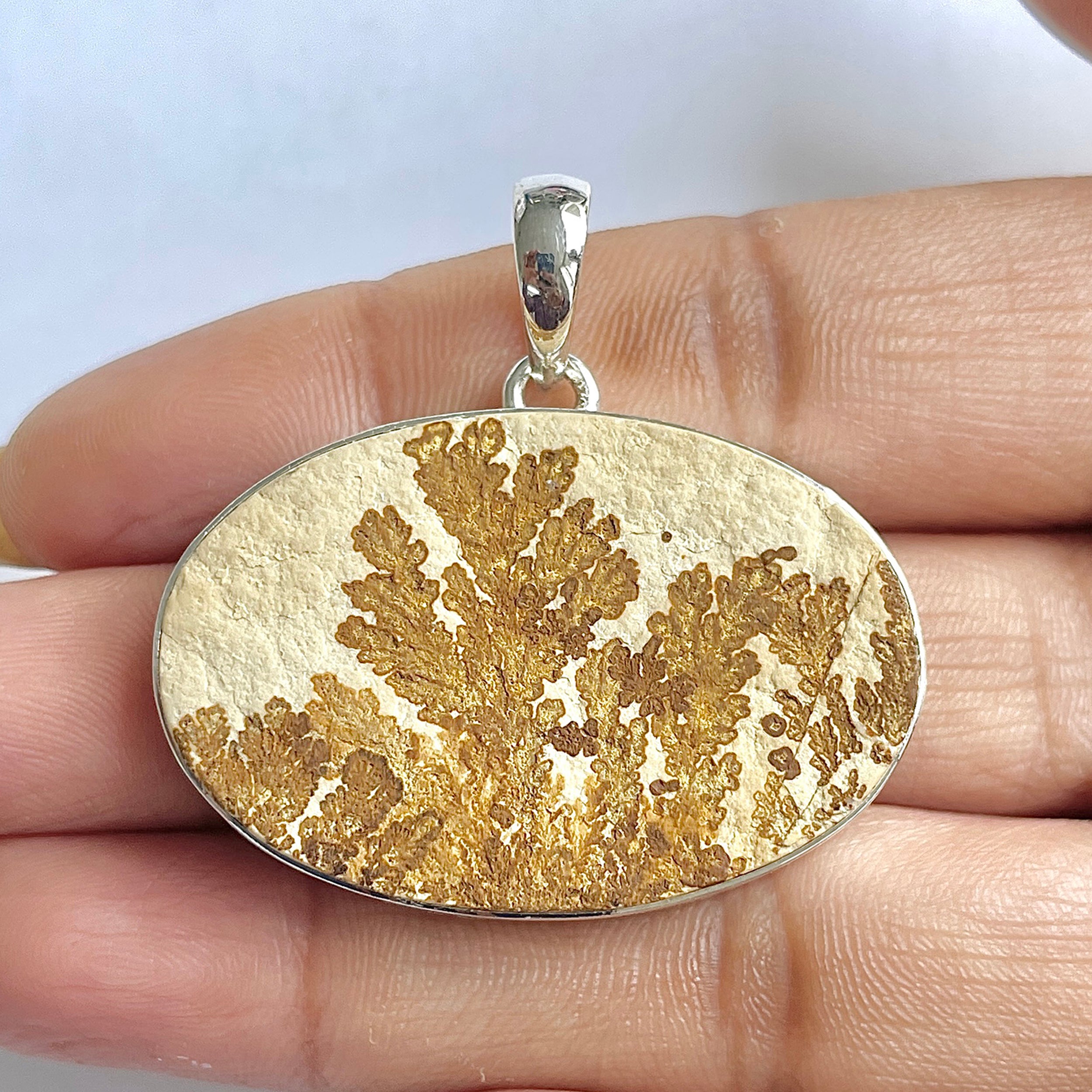 Psilomelane Dendrite Pendant-(PSD-1-4)