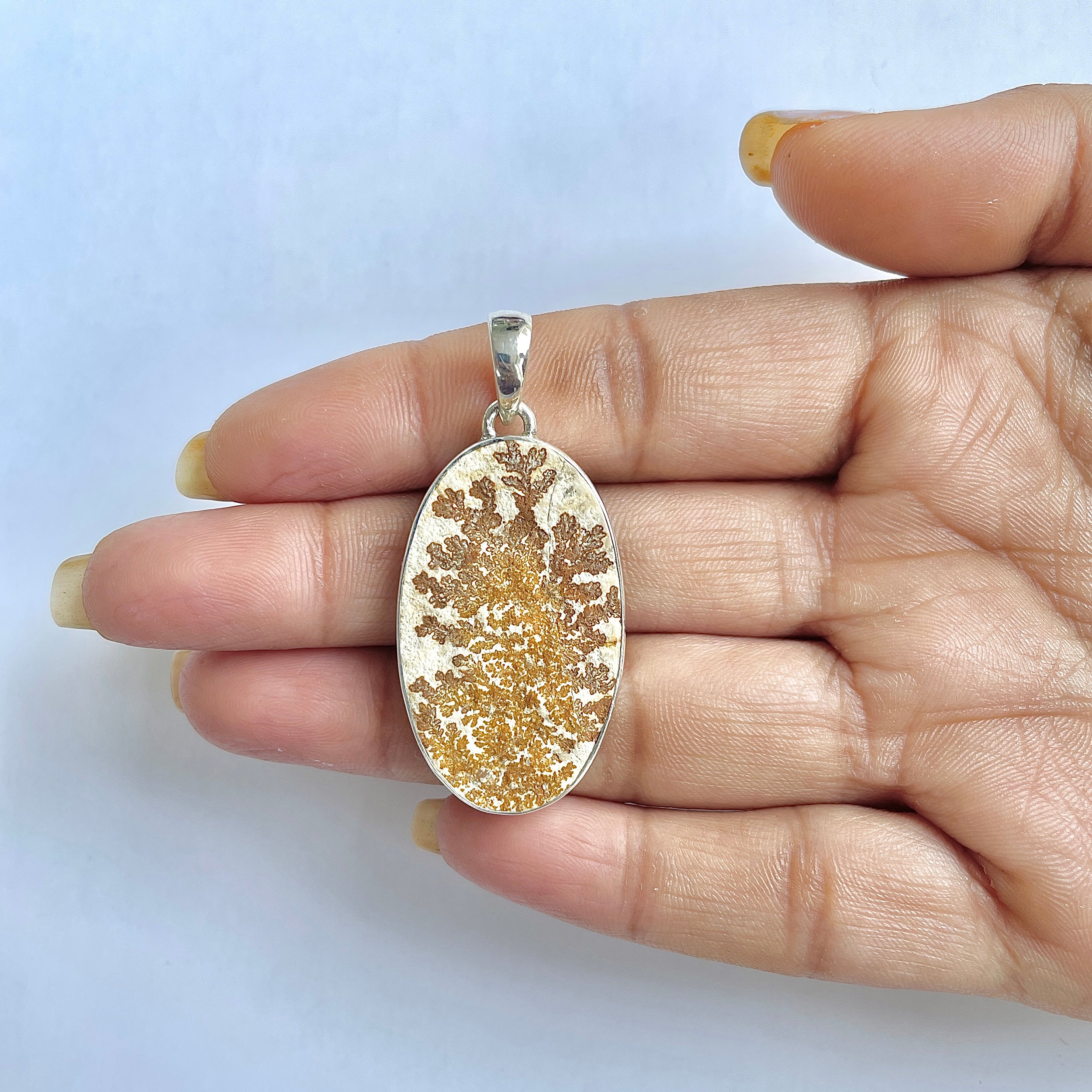 Psilomelane Dendrite Pendant-(PSD-1-41)