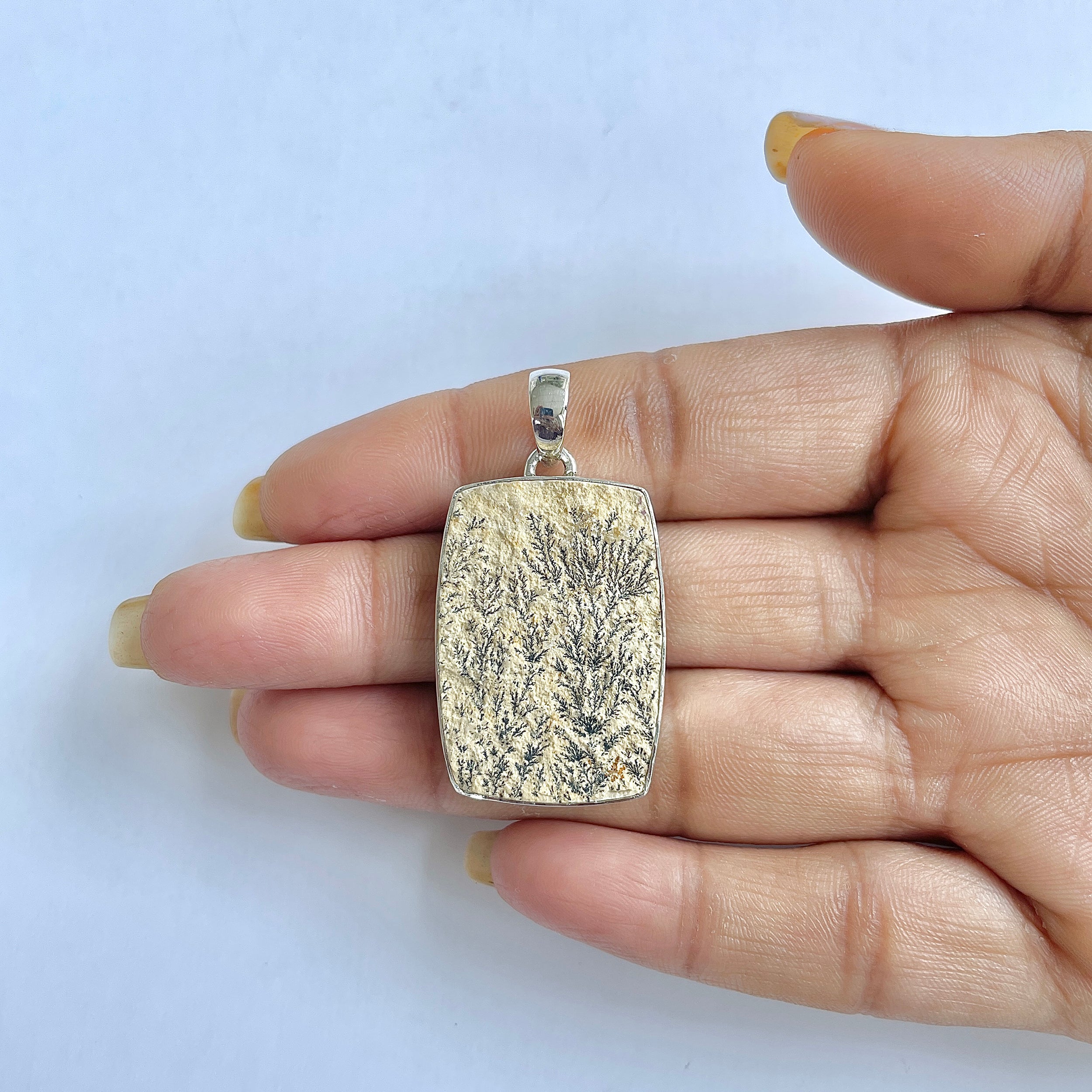 Psilomelane Dendrite Pendant-(PSD-1-5)