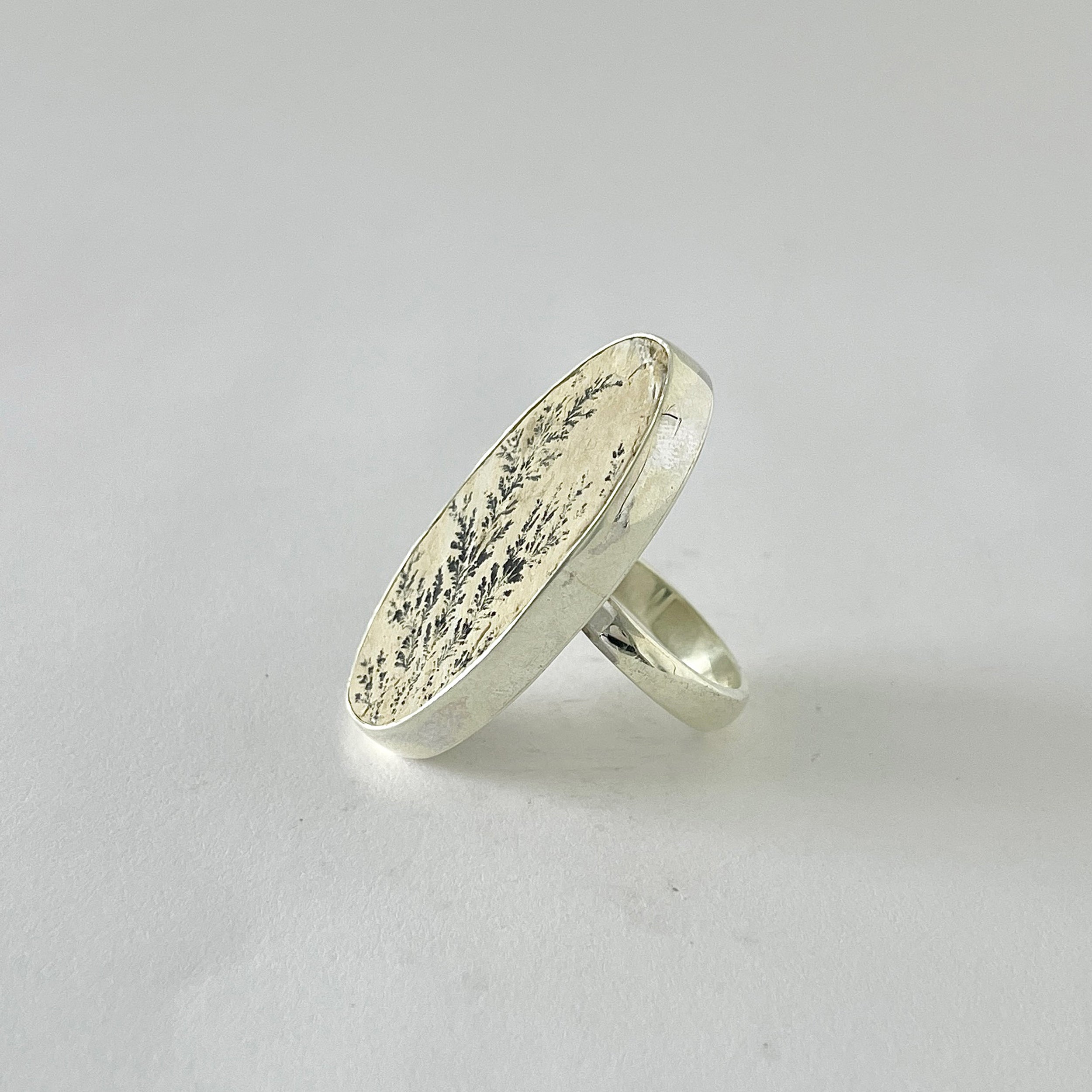 Psilomelane Dendrite Ring-(PSD-2-1)