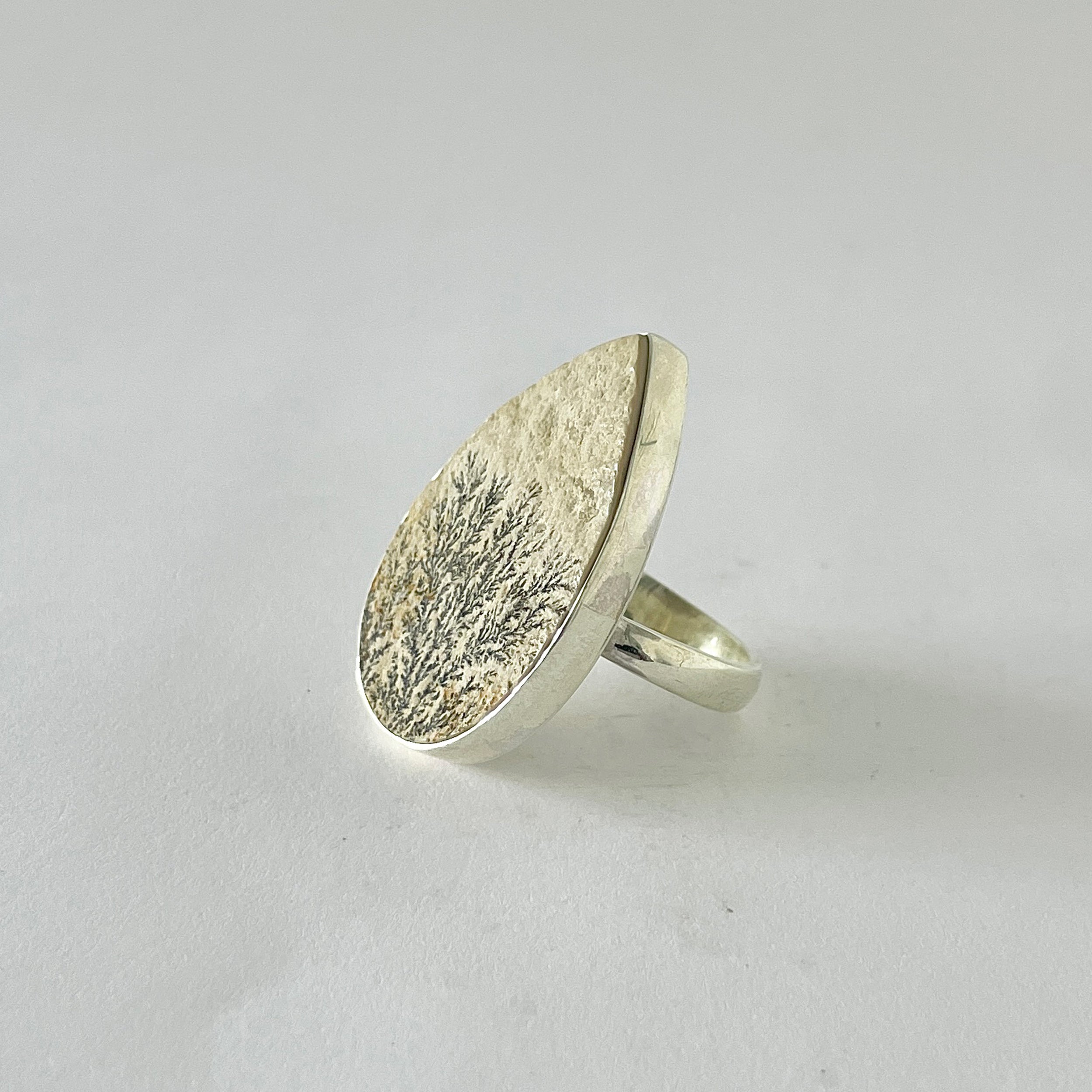 Psilomelane Dendrite Ring-(PSD-2-16)