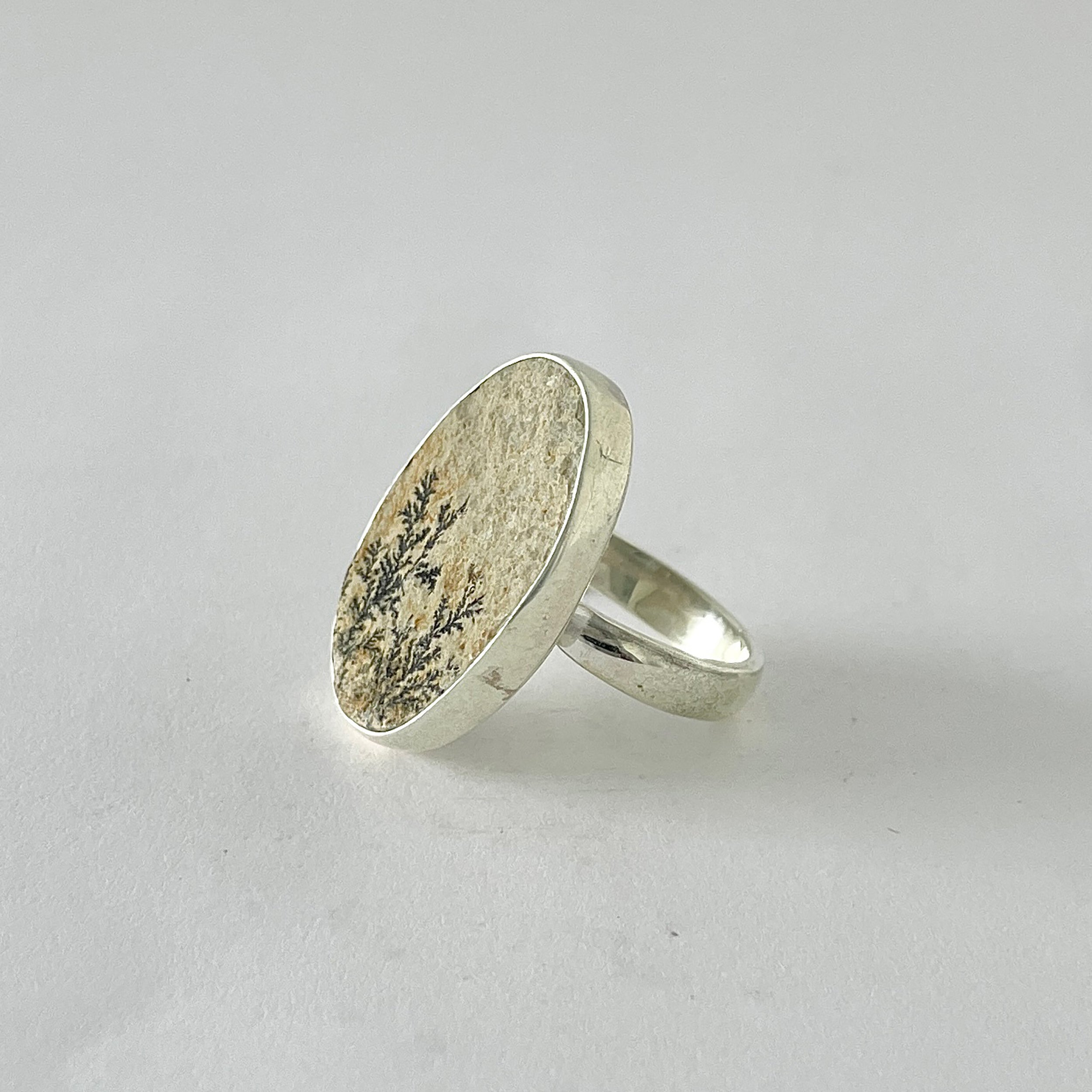 Psilomelane Dendrite Ring-(PSD-2-2)