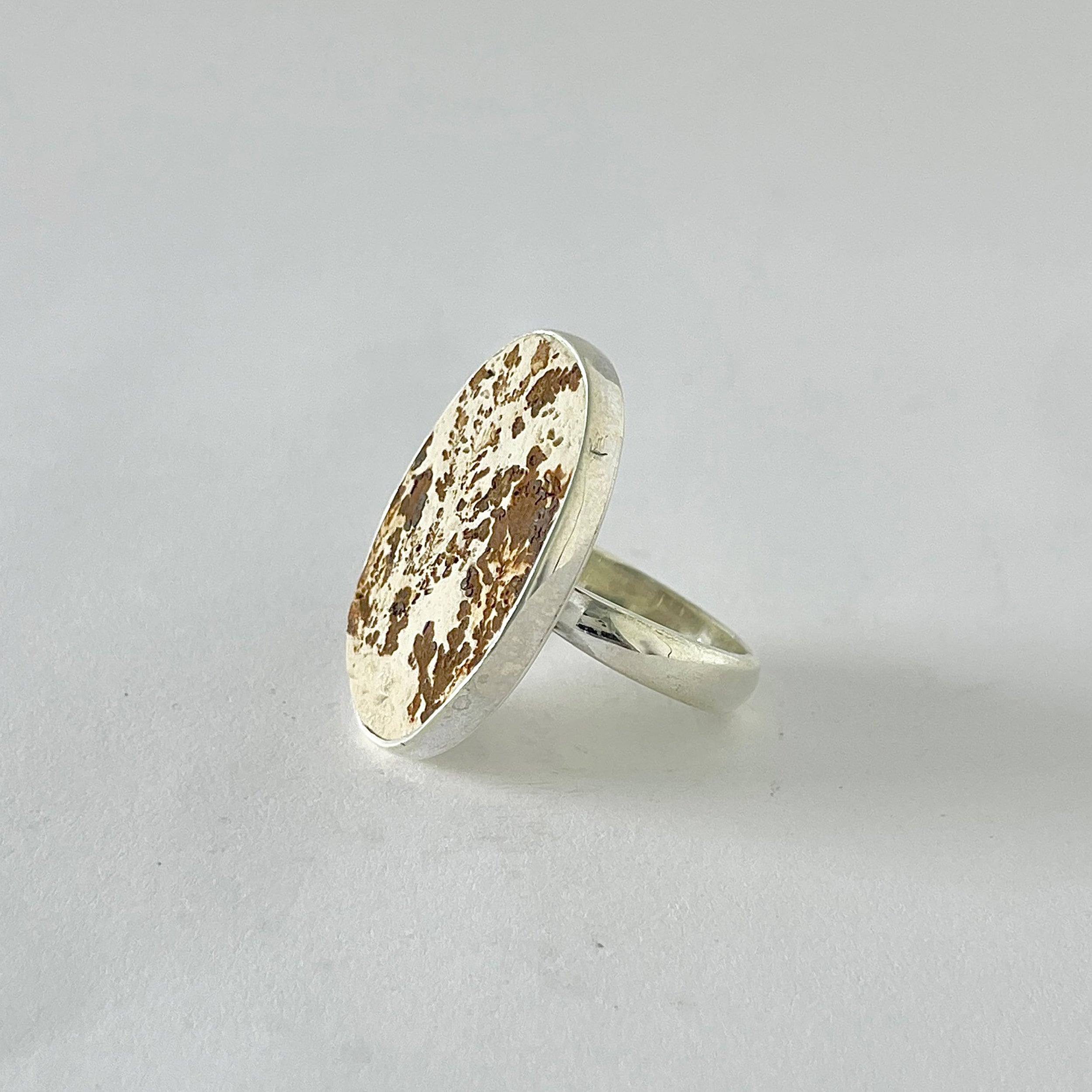 Psilomelane Dendrite Ring-(PSD-2-27)