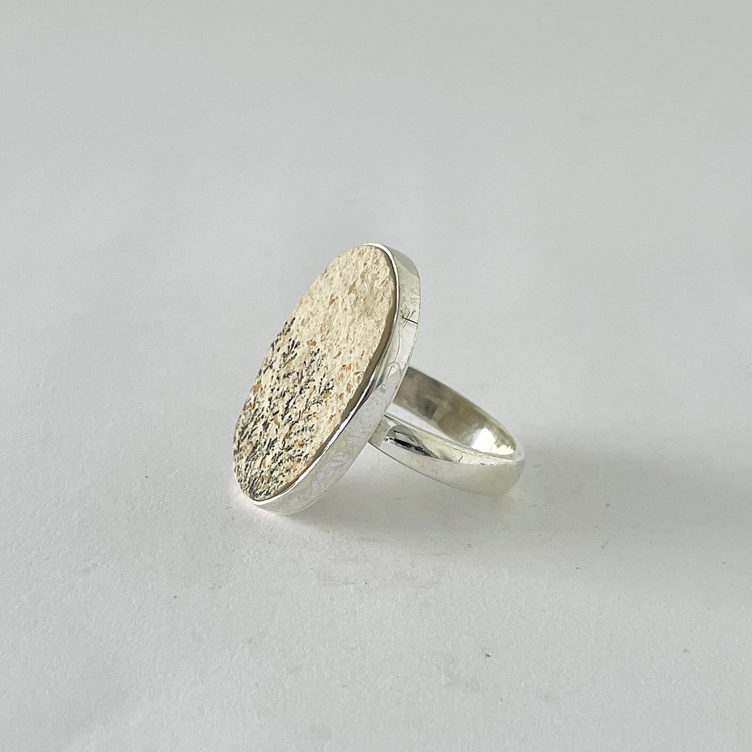 Psilomelane Dendrite Ring-(PSD-2-32)