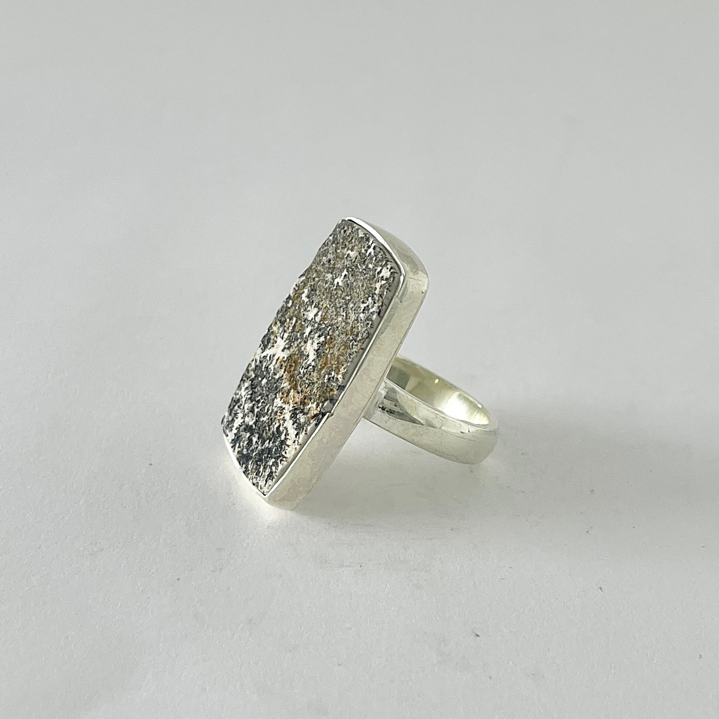 Psilomelane Dendrite Ring-(PSD-2-33)