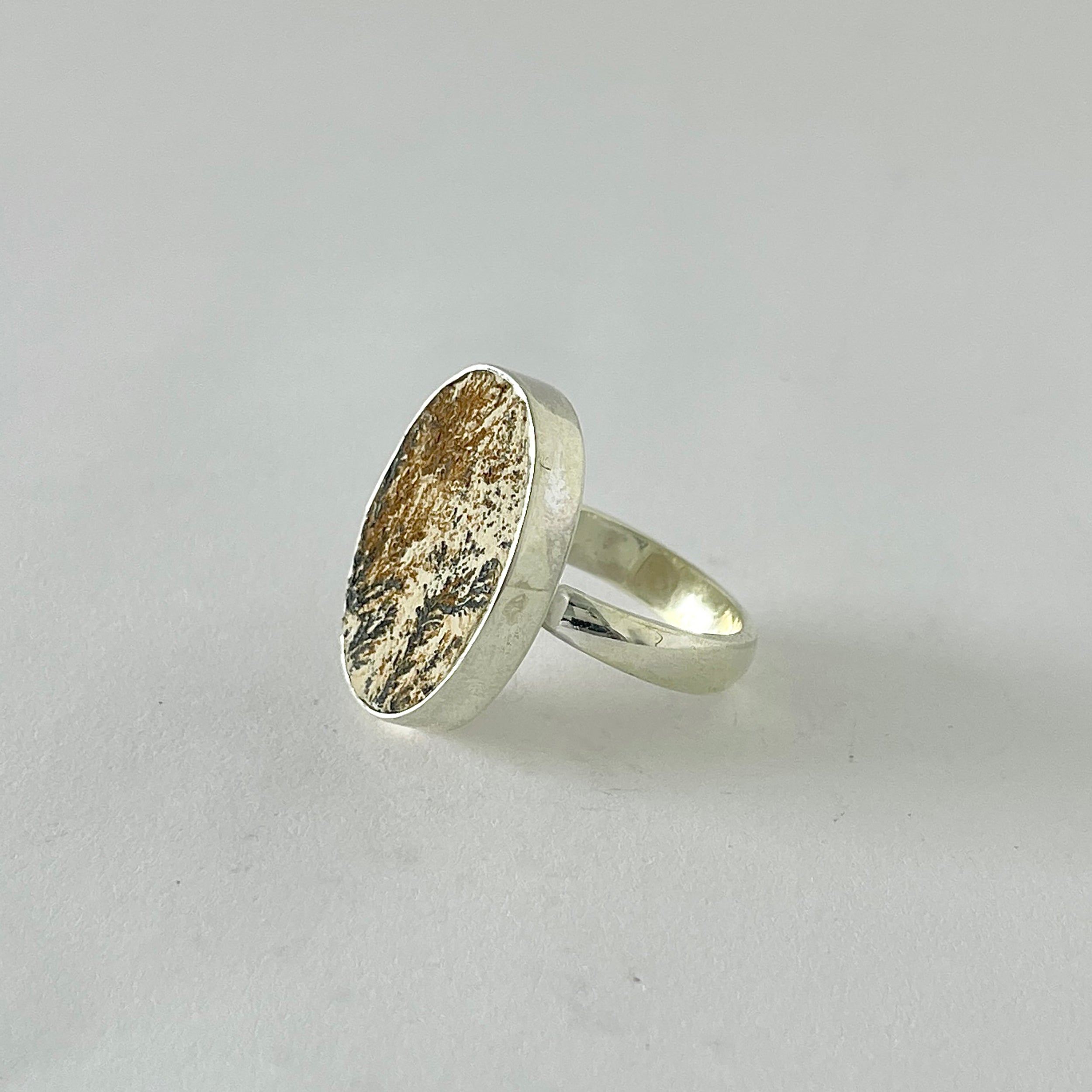 Psilomelane Dendrite Ring-(PSD-2-6)