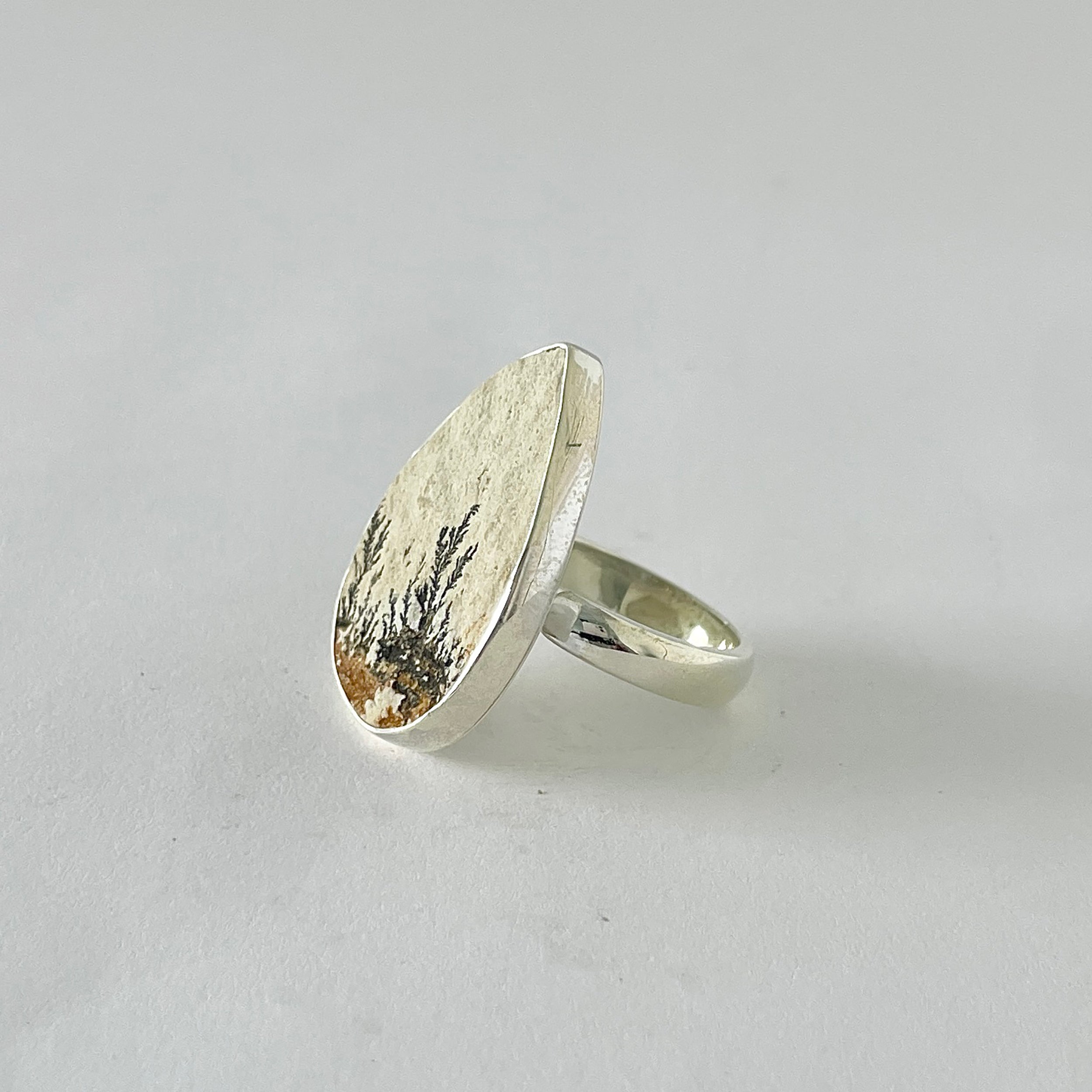 Psilomelane Dendrite Ring-(PSD-2-7)