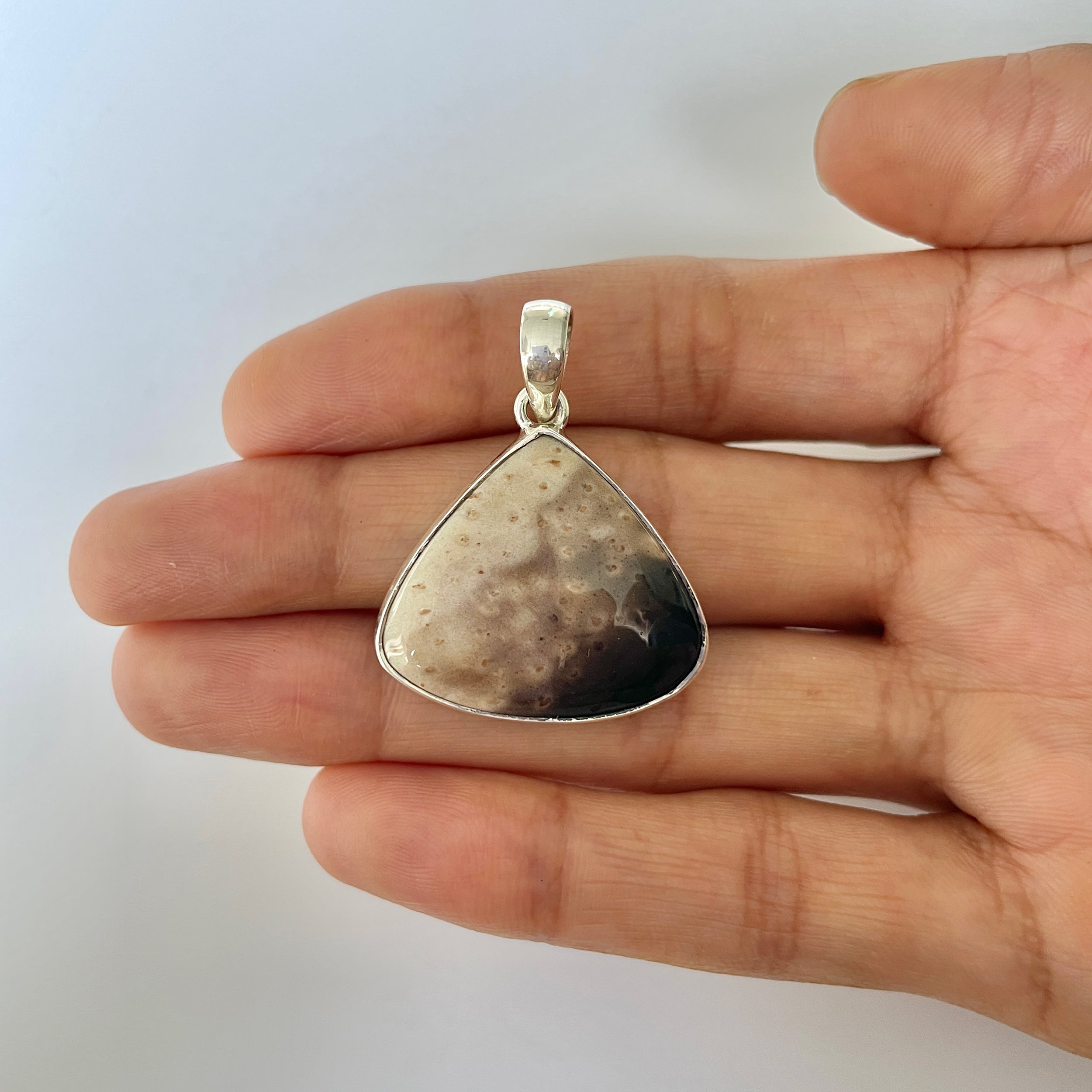 Plumroot Agate Pendant-(PTJ-1-14)