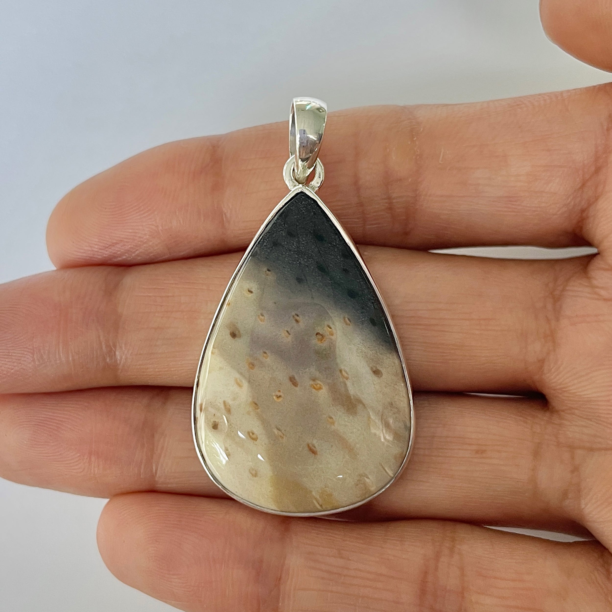 Plumroot Agate Pendant-(PTJ-1-2)