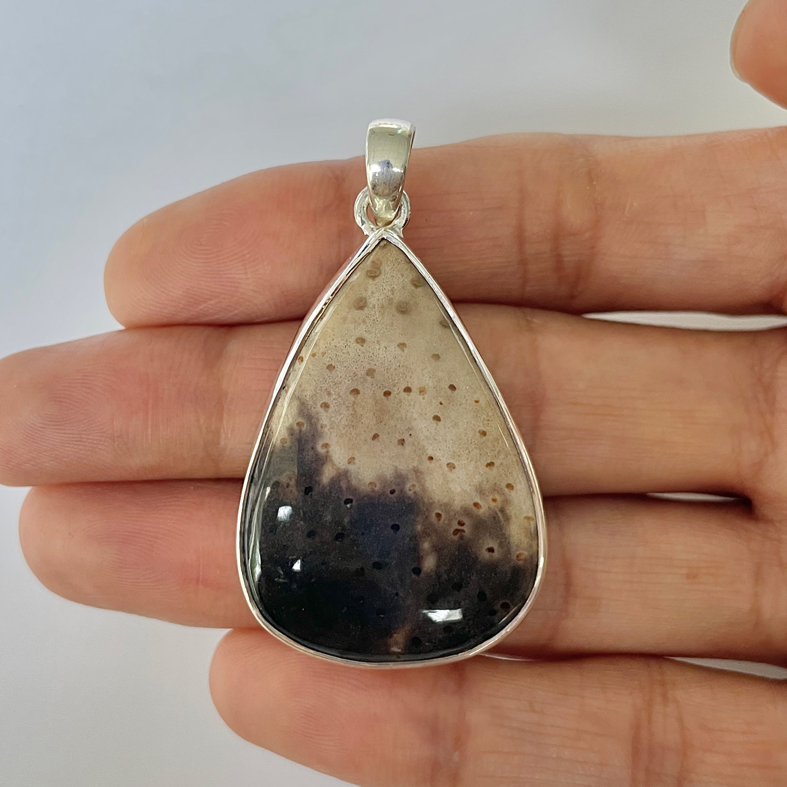 Plumroot Agate Pendant-(PTJ-1-6)