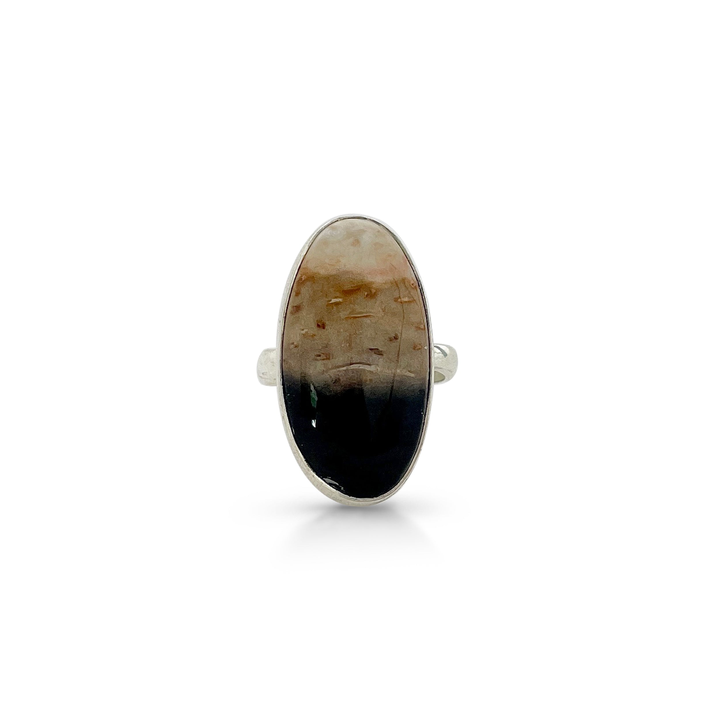 Plumroot Agate Ring-(PTJ-2-22)