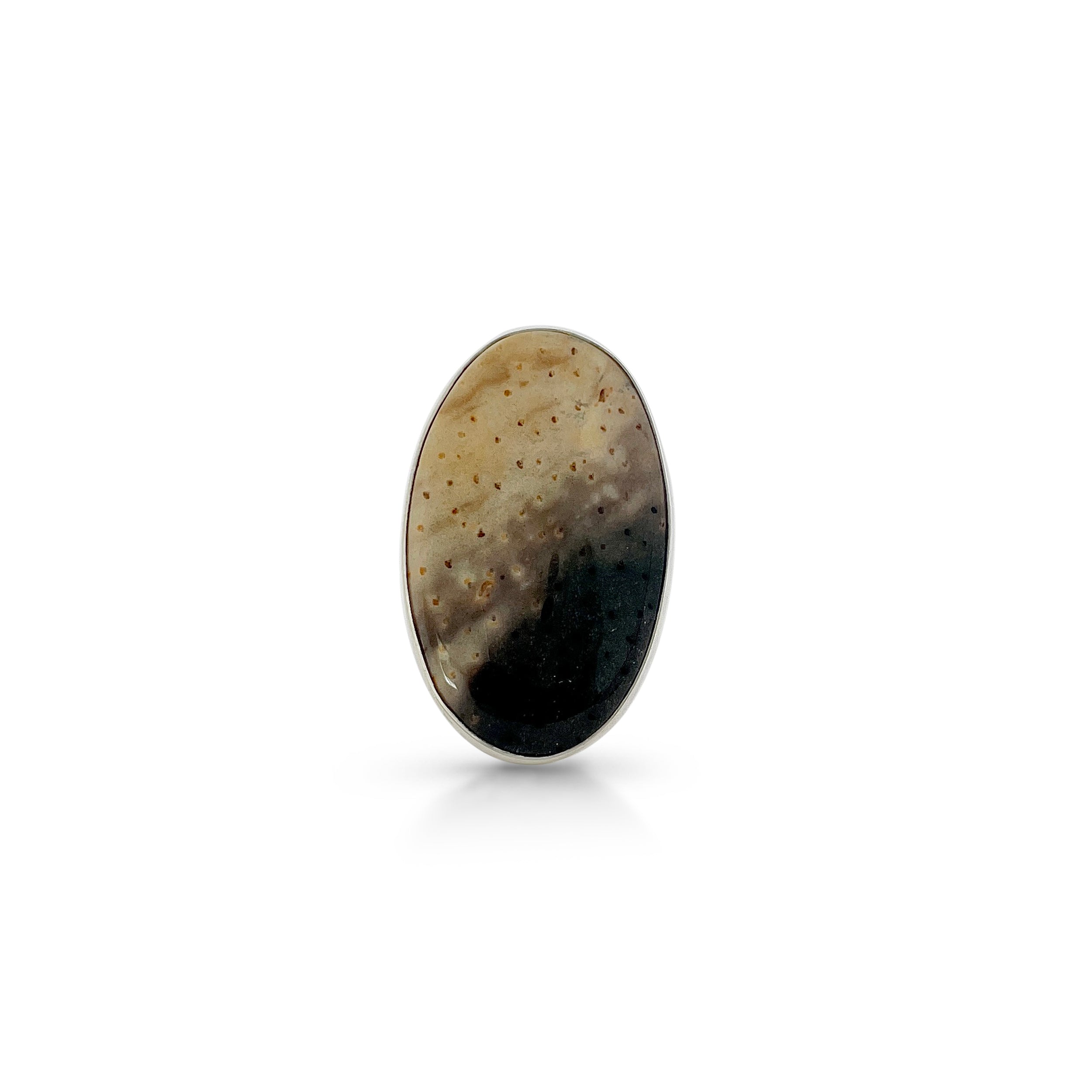 Plumroot Agate Ring-(PTJ-2-24)