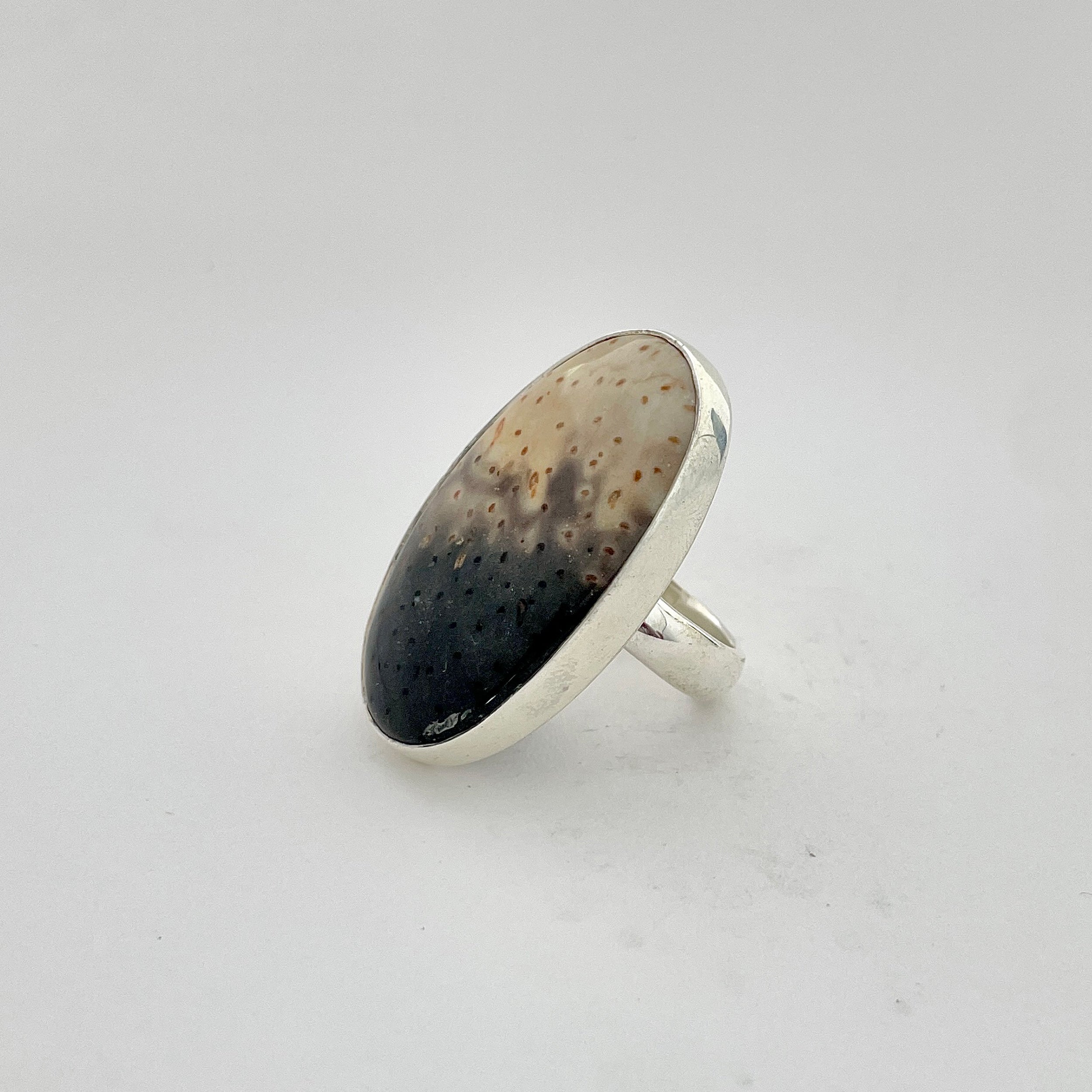 Plumroot Agate Ring-(PTJ-2-25)